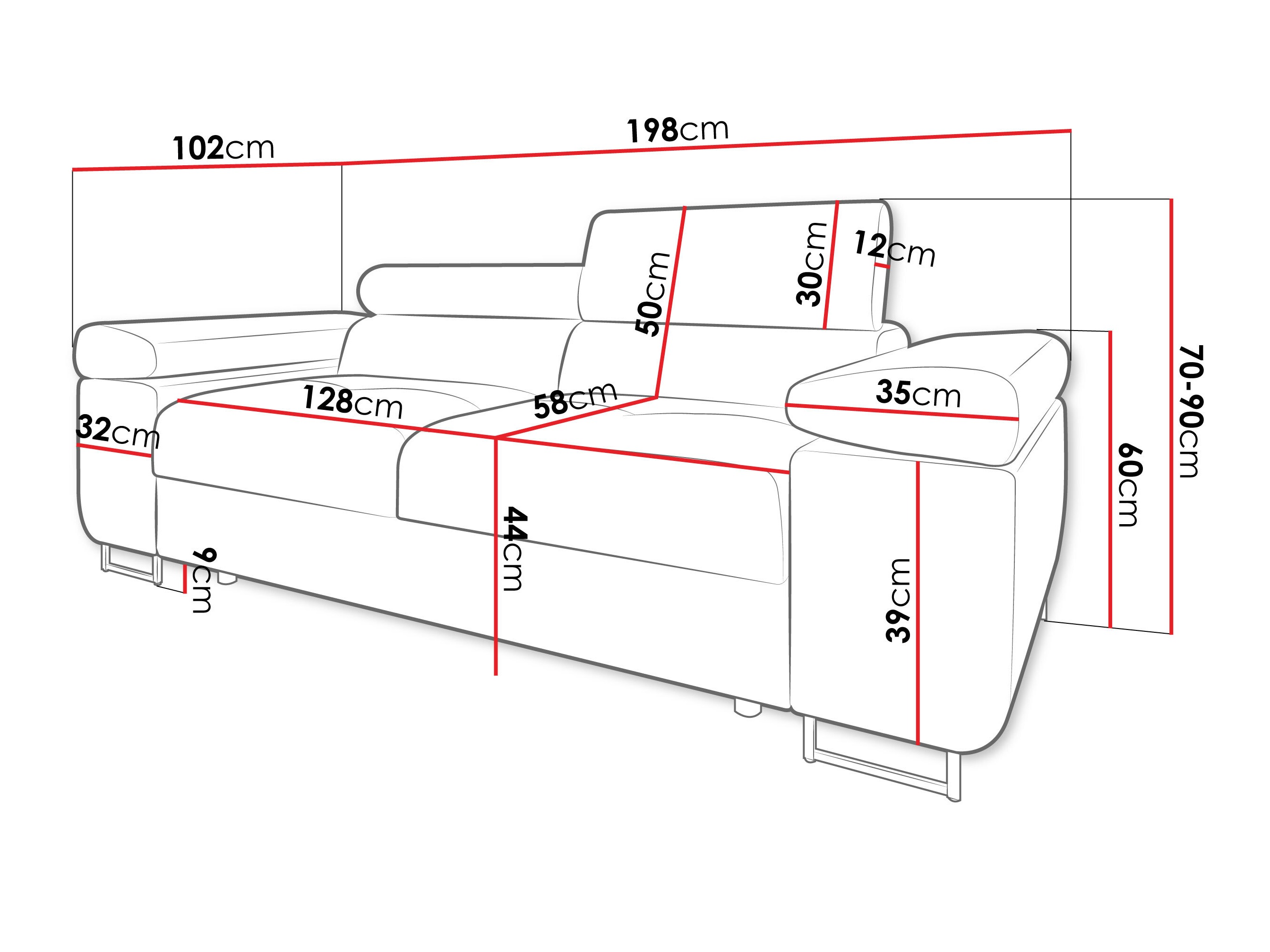 Sofa Comfivo Vinetum II (Poso 47)