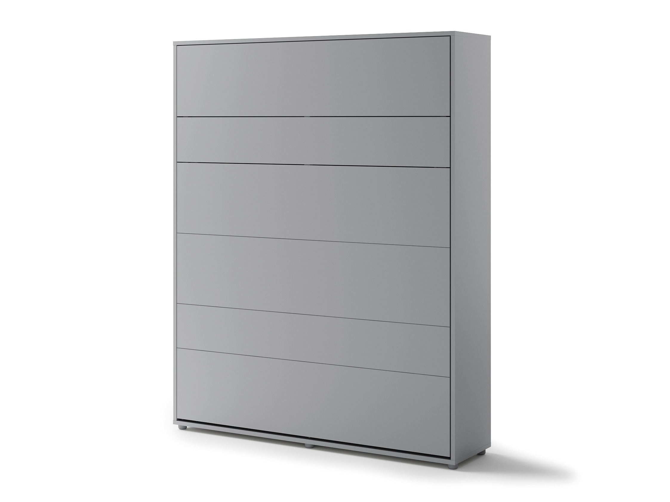 Zidni krevet Concept Pro Lenart (Sivo)