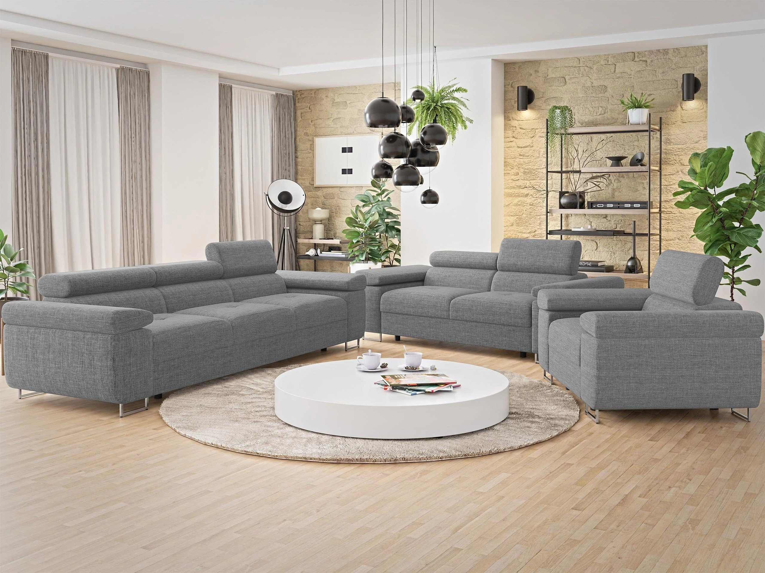 Set tapaciranog nameštaja Comfivo Vinetum (Lux 05)