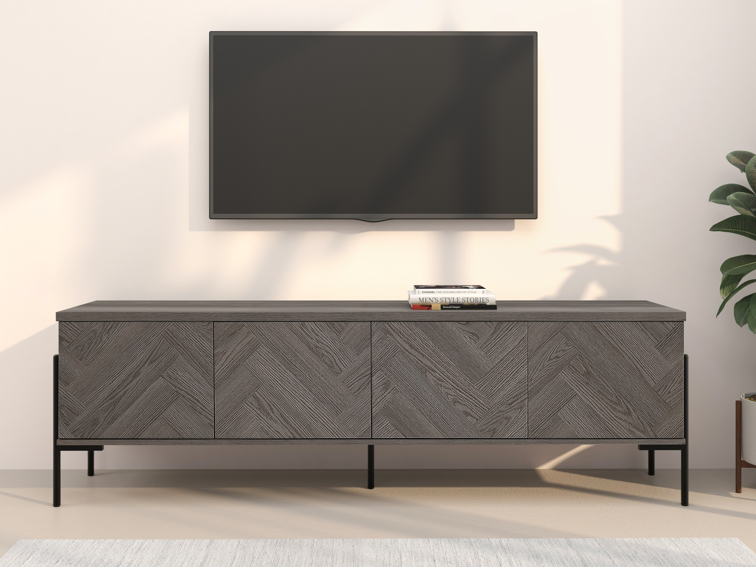 TV komoda Denton 1525 (Svetli javor)