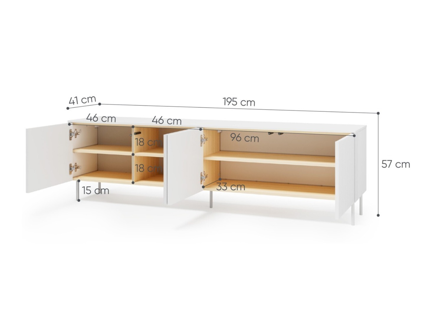 TV komoda Mirbelo 107