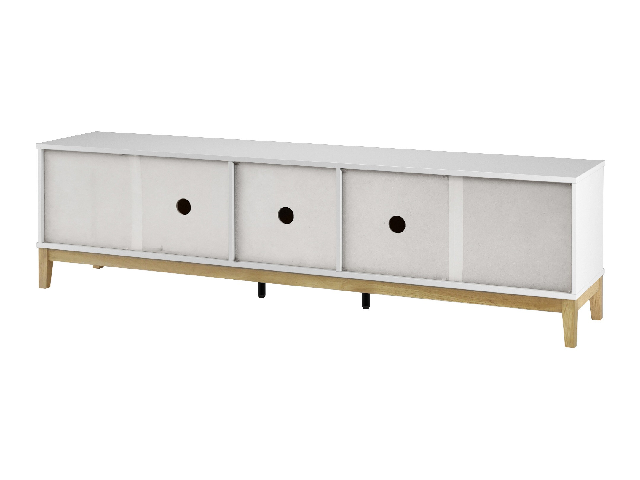 TV komoda Felmelo 100 (Belo + Hrast Votan)
