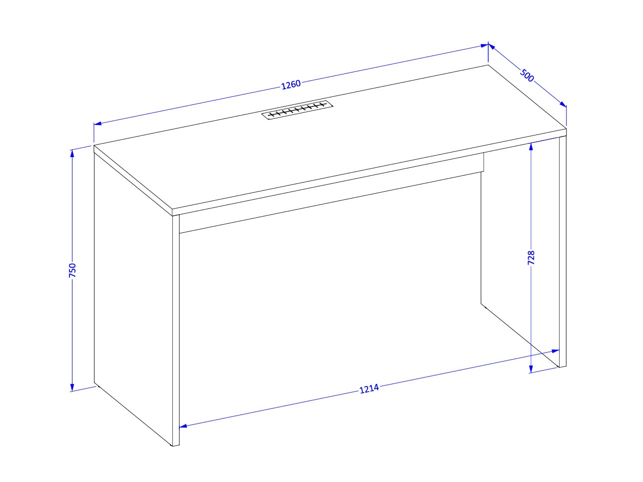 Kancelarijski sto Nolcala 103