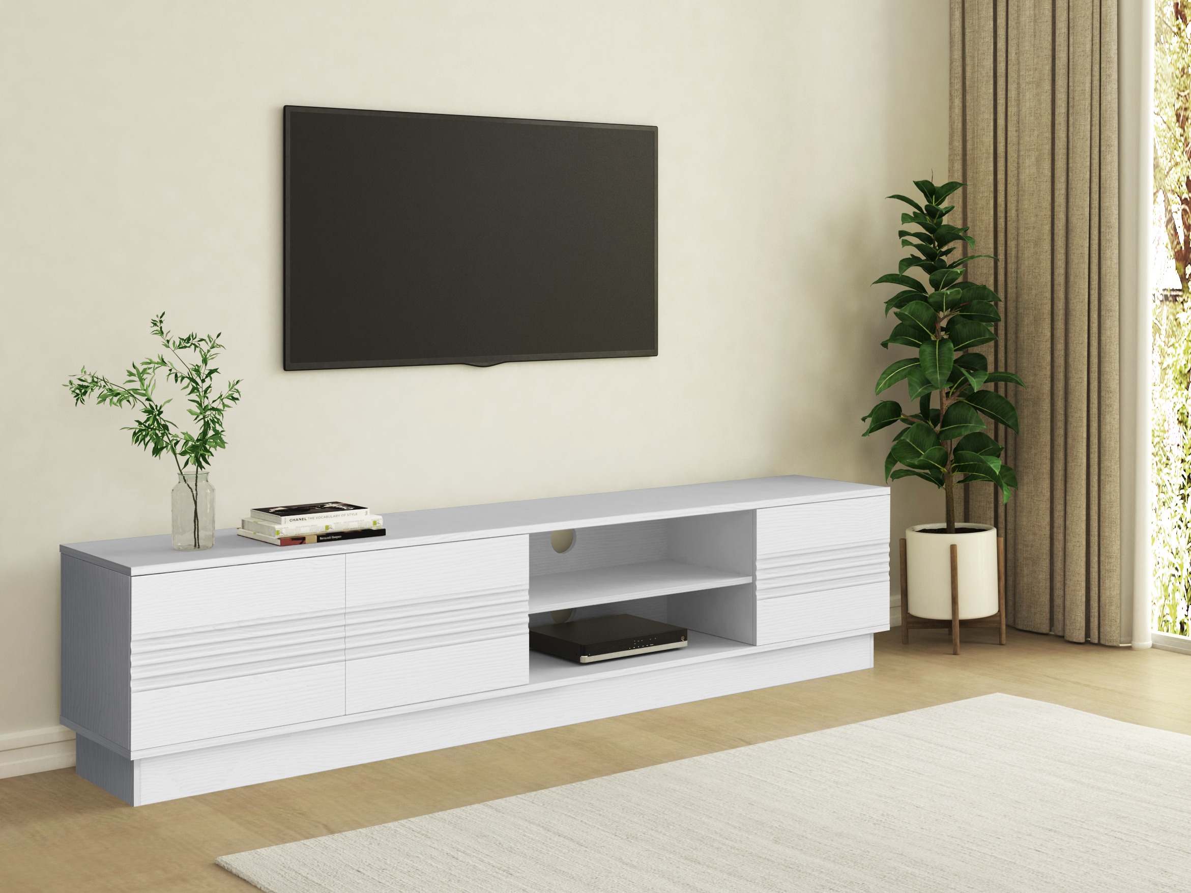 TV komoda Denton 1526 (Belo)