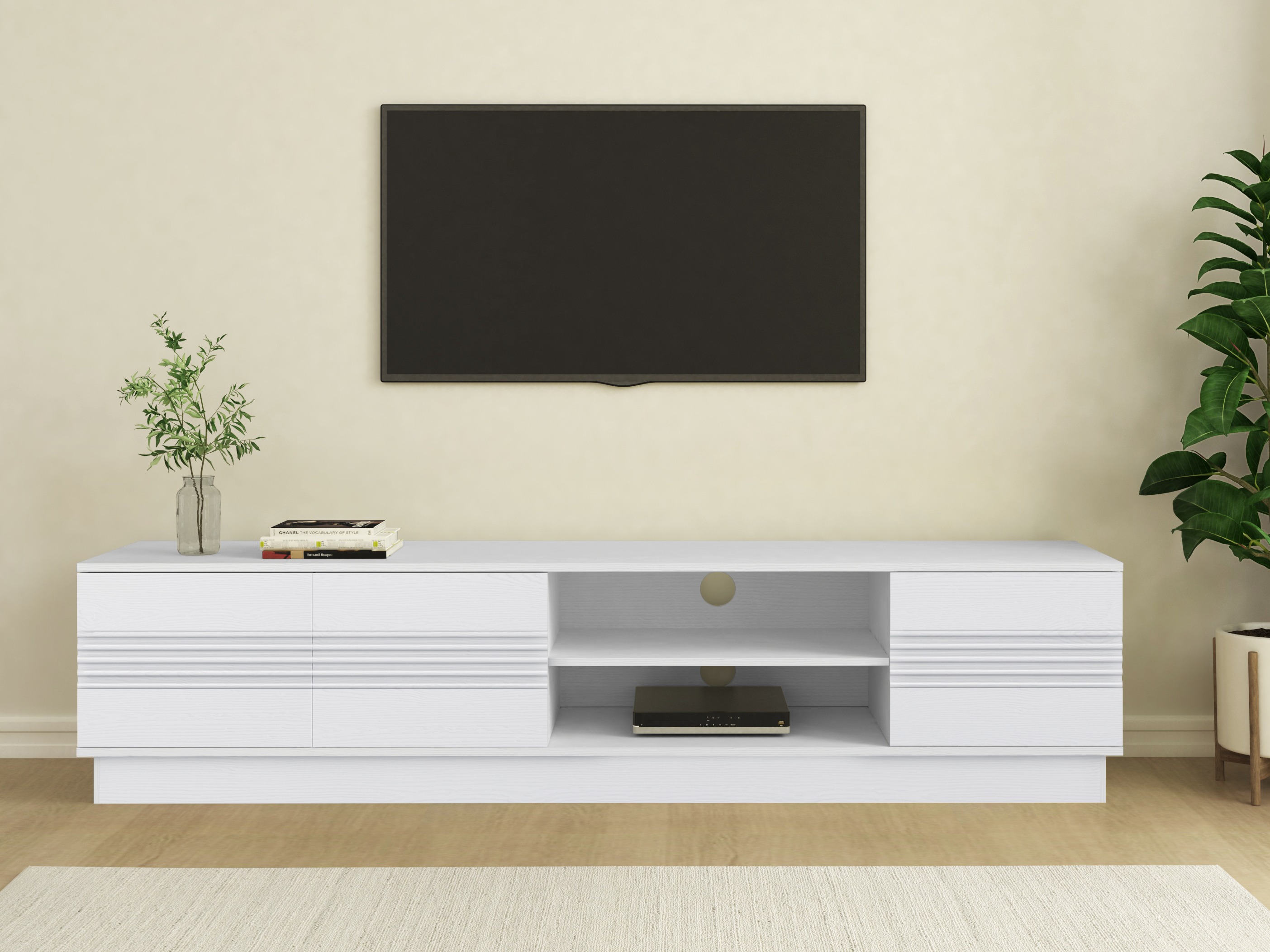 TV komoda Denton 1526 (Belo)