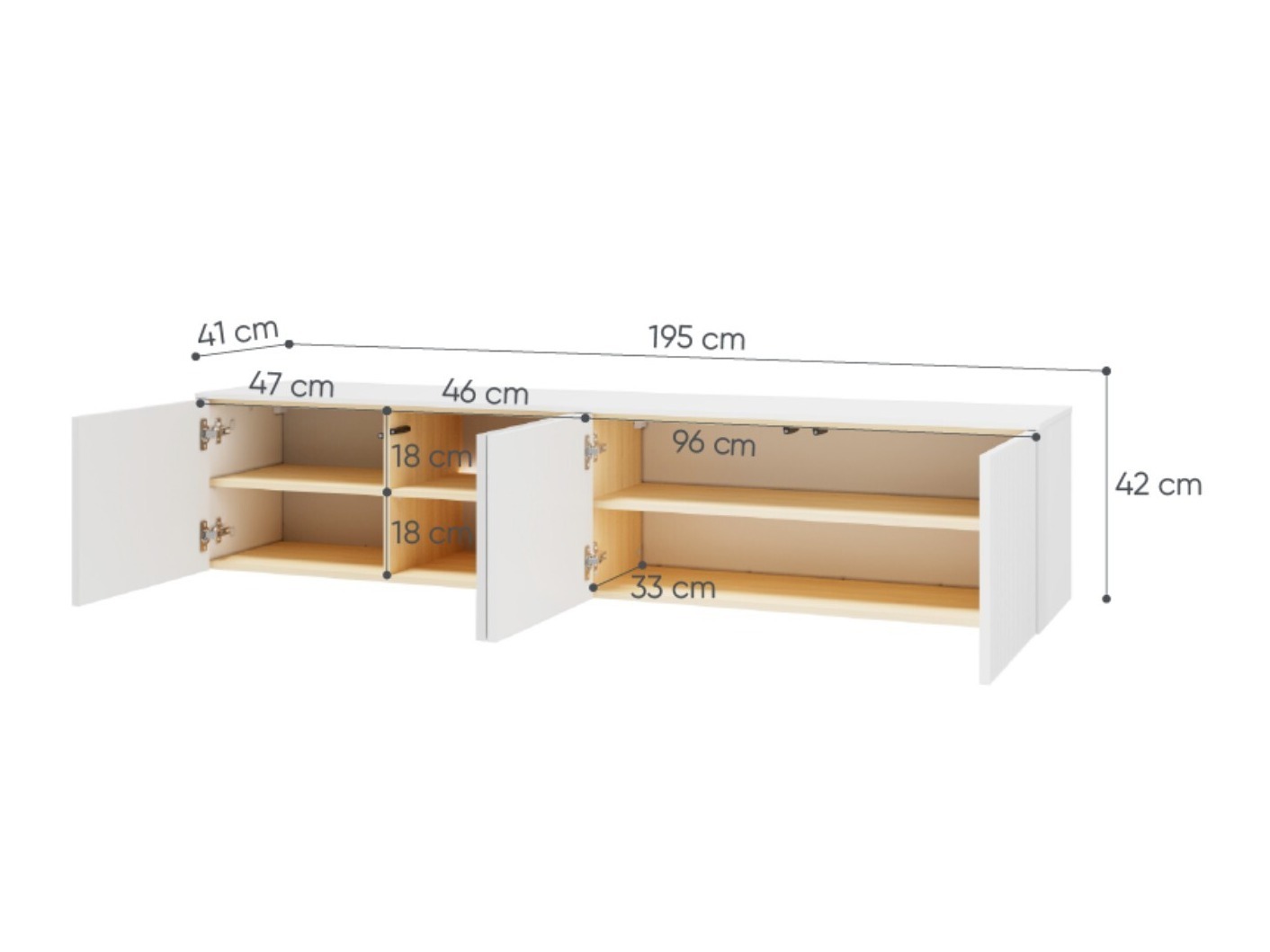 TV komoda Mirbelo 107