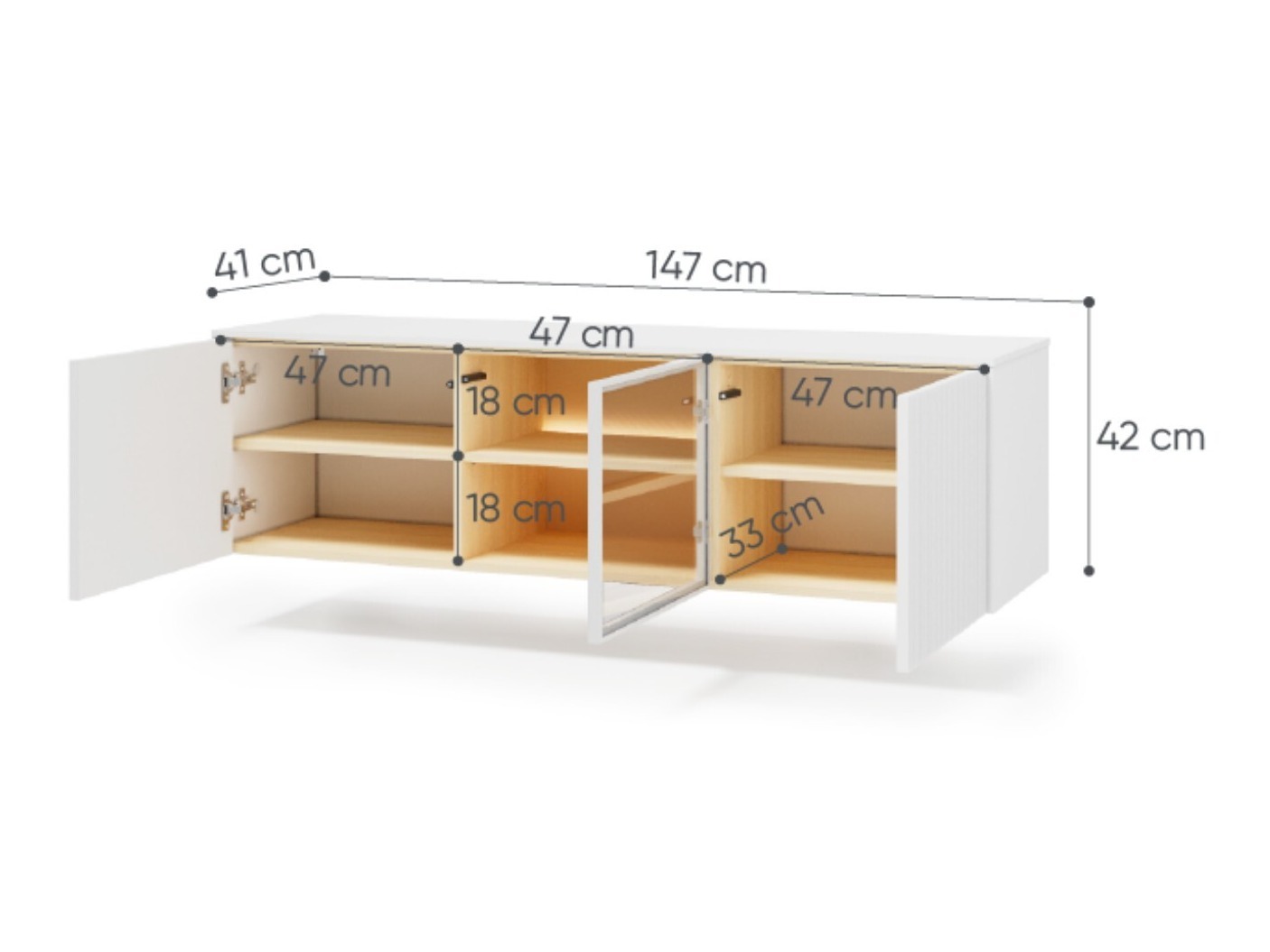 TV komoda Mirbelo 108