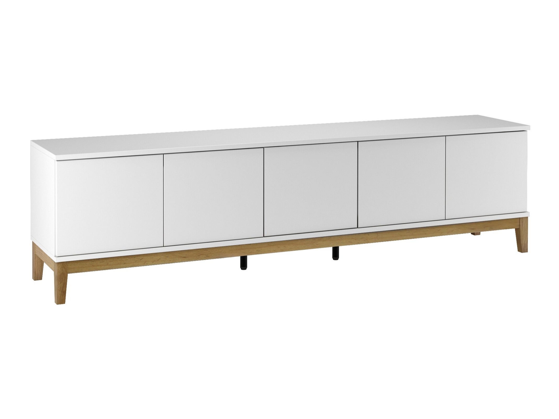TV komoda Felmelo 100 (Belo + Hrast Votan)
