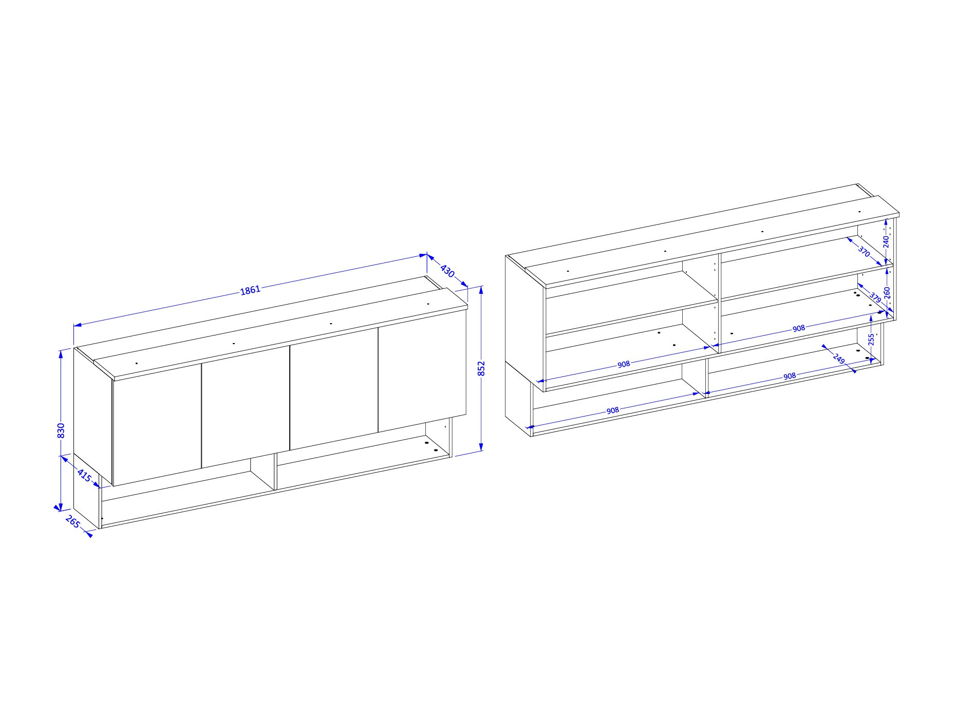 Zidni ormarić Nolcala 106 (Hrast + Bež)