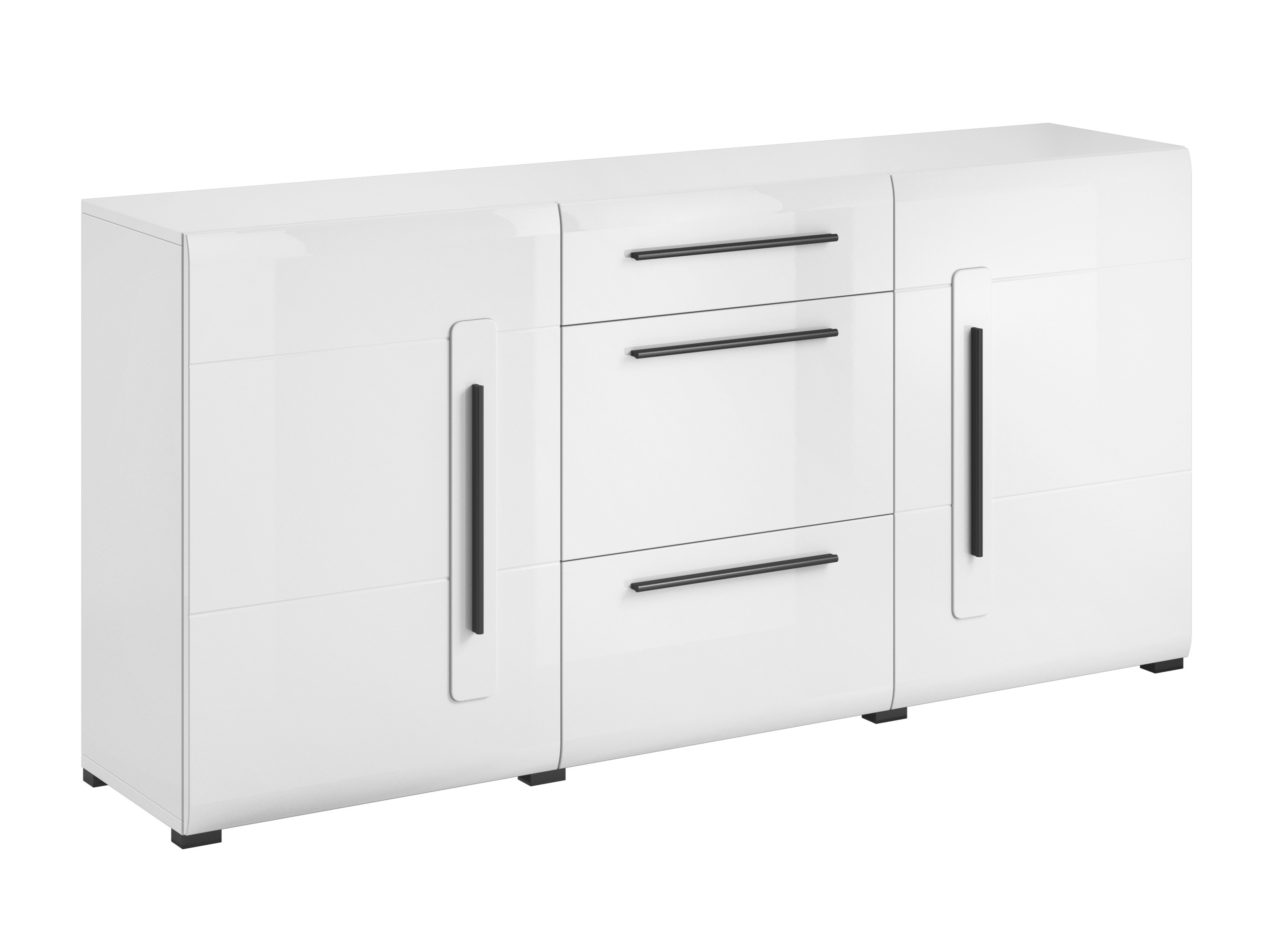 Komoda Ophsalu 108 (Belo + Sjajno belo)