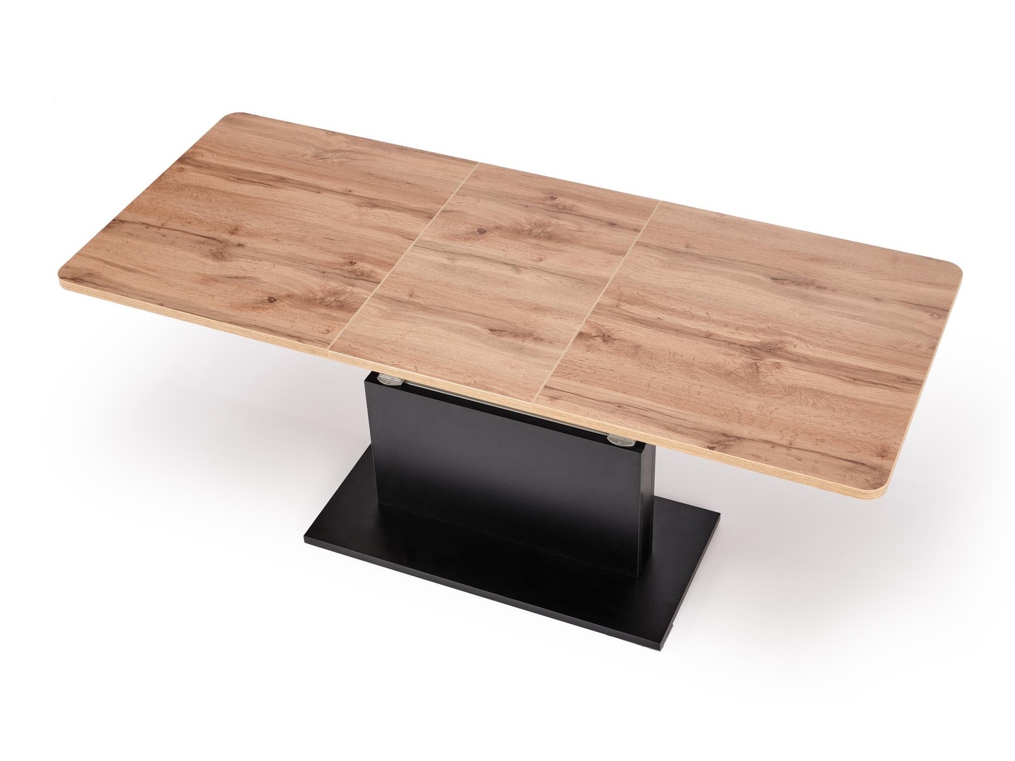 Modularni stočić za kafu Houston 1253 (Hrast Votan + Crno)