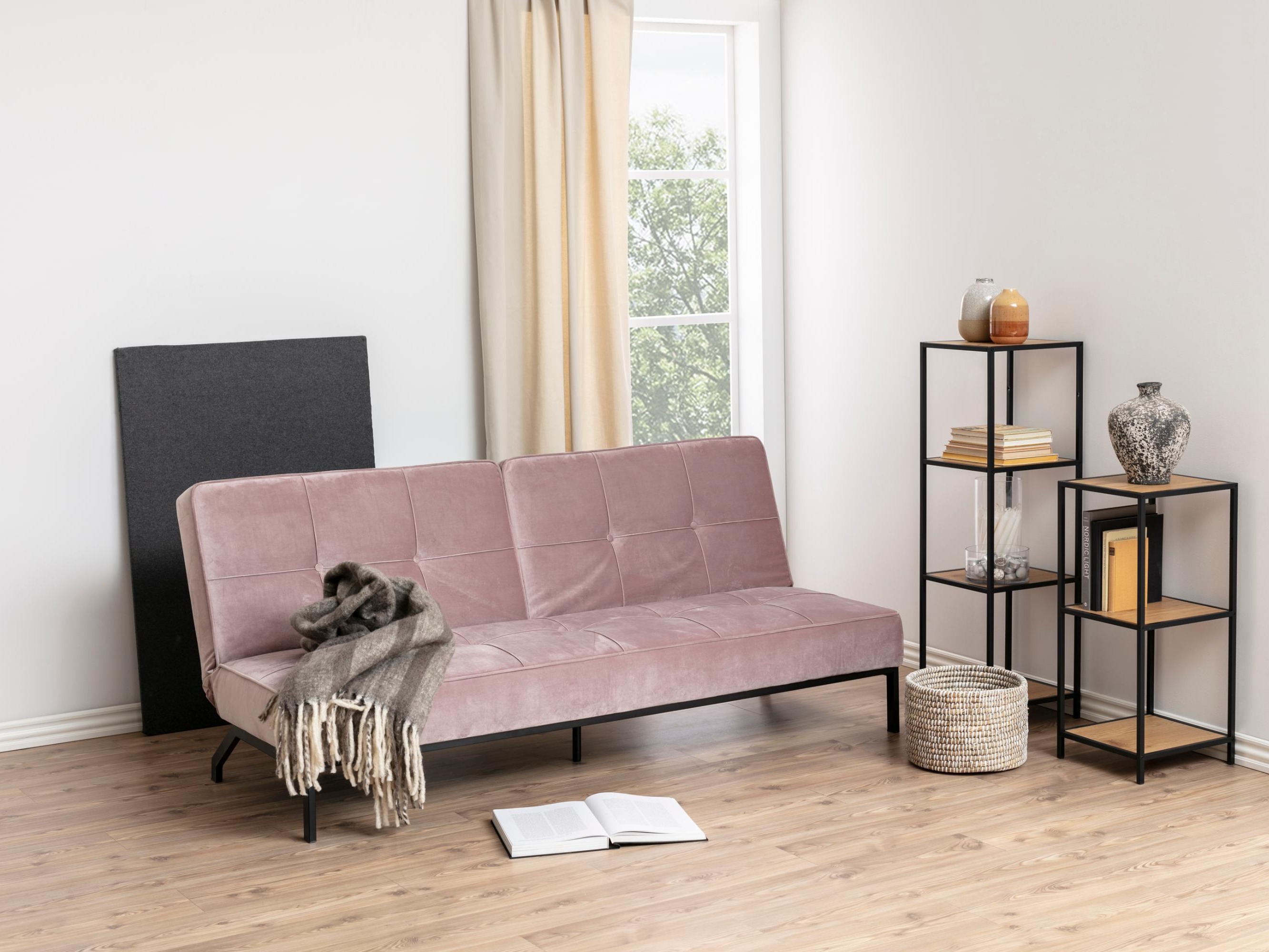 Sofa na razvlačenje Norsica 243 (Ružičasta)