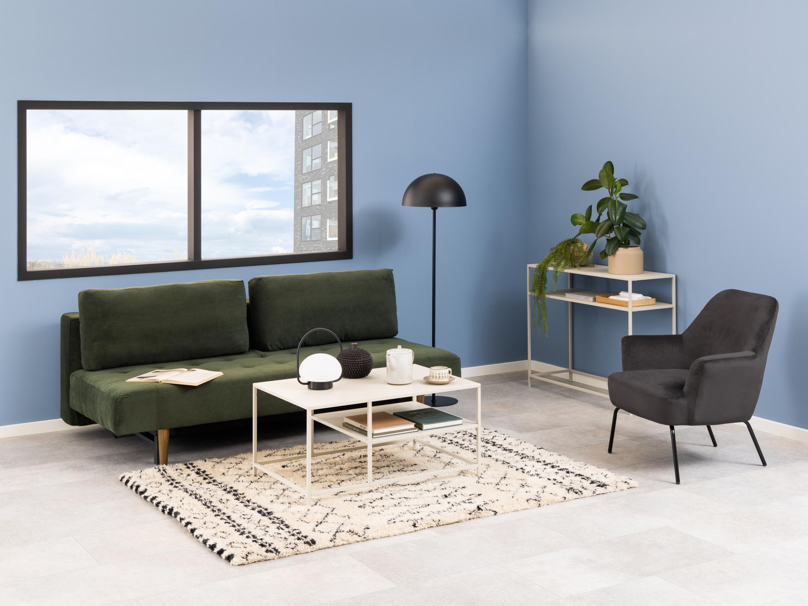 Sofa na razvlačenje Norsica 491 (Tamno zelena)