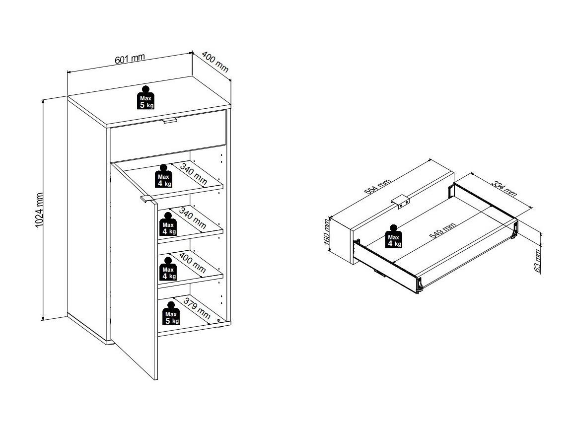 Set za hodnik Sondelu 104