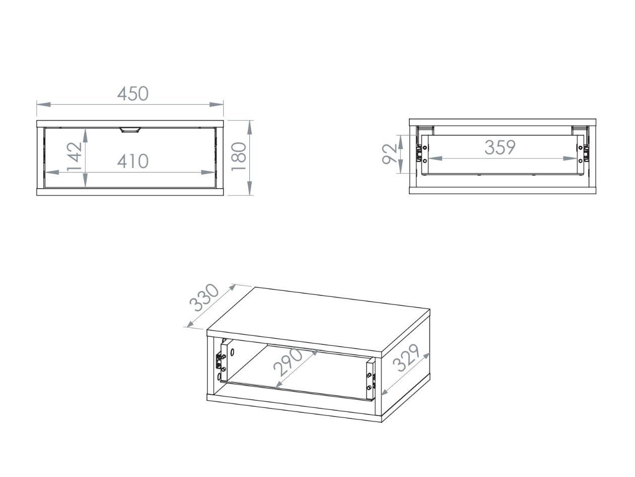 Noćni ormarić Morsero 107