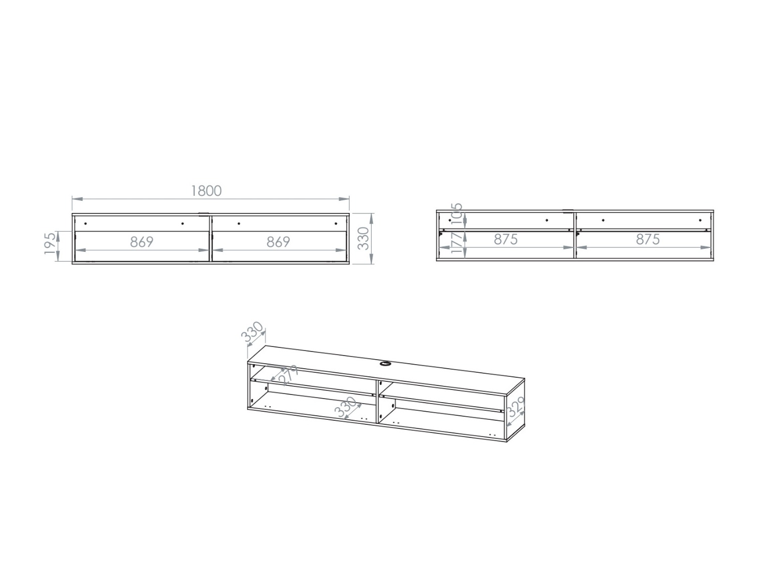 TV komoda Morsero 105
