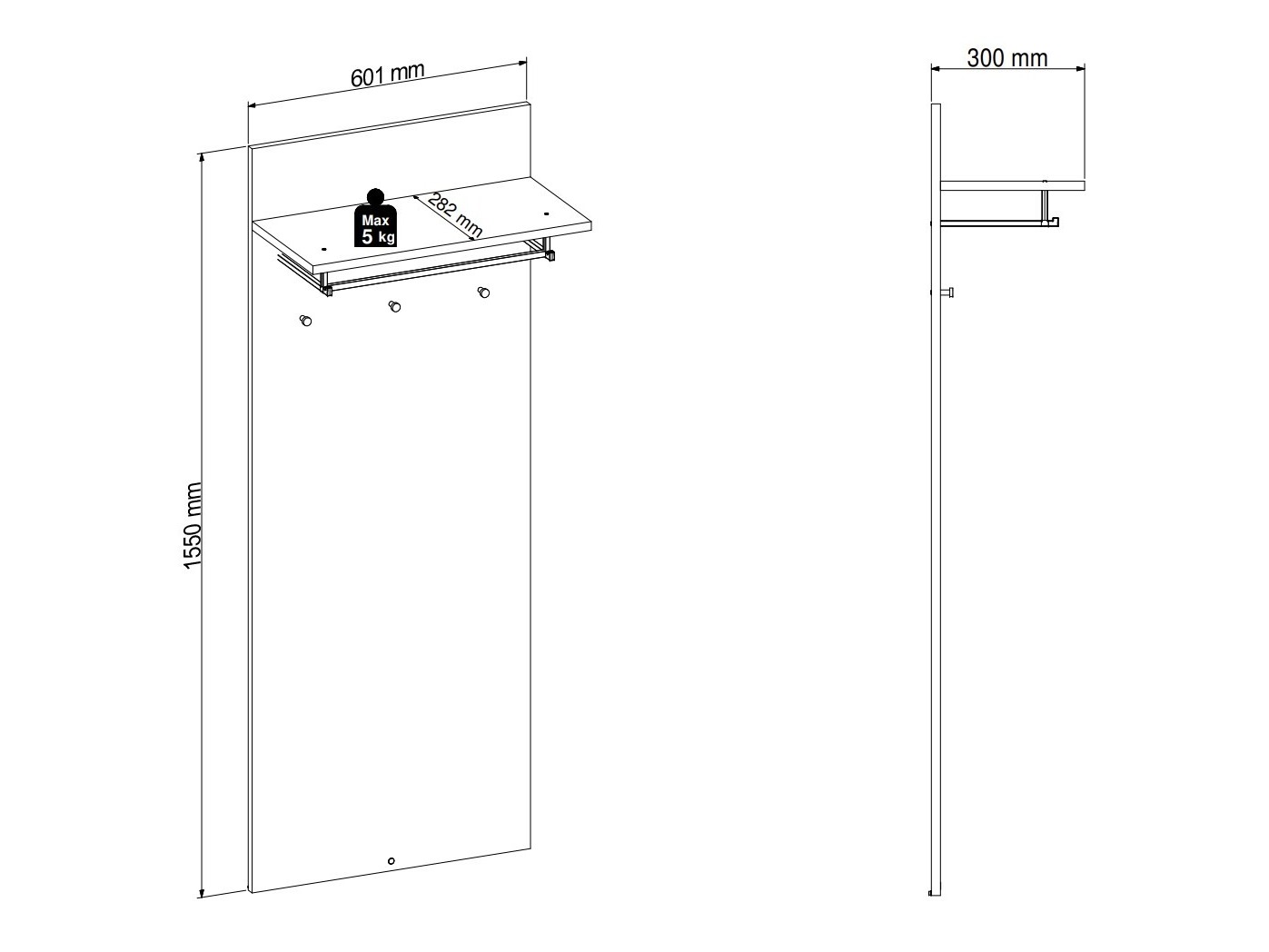 Set za hodnik Sondelu 104