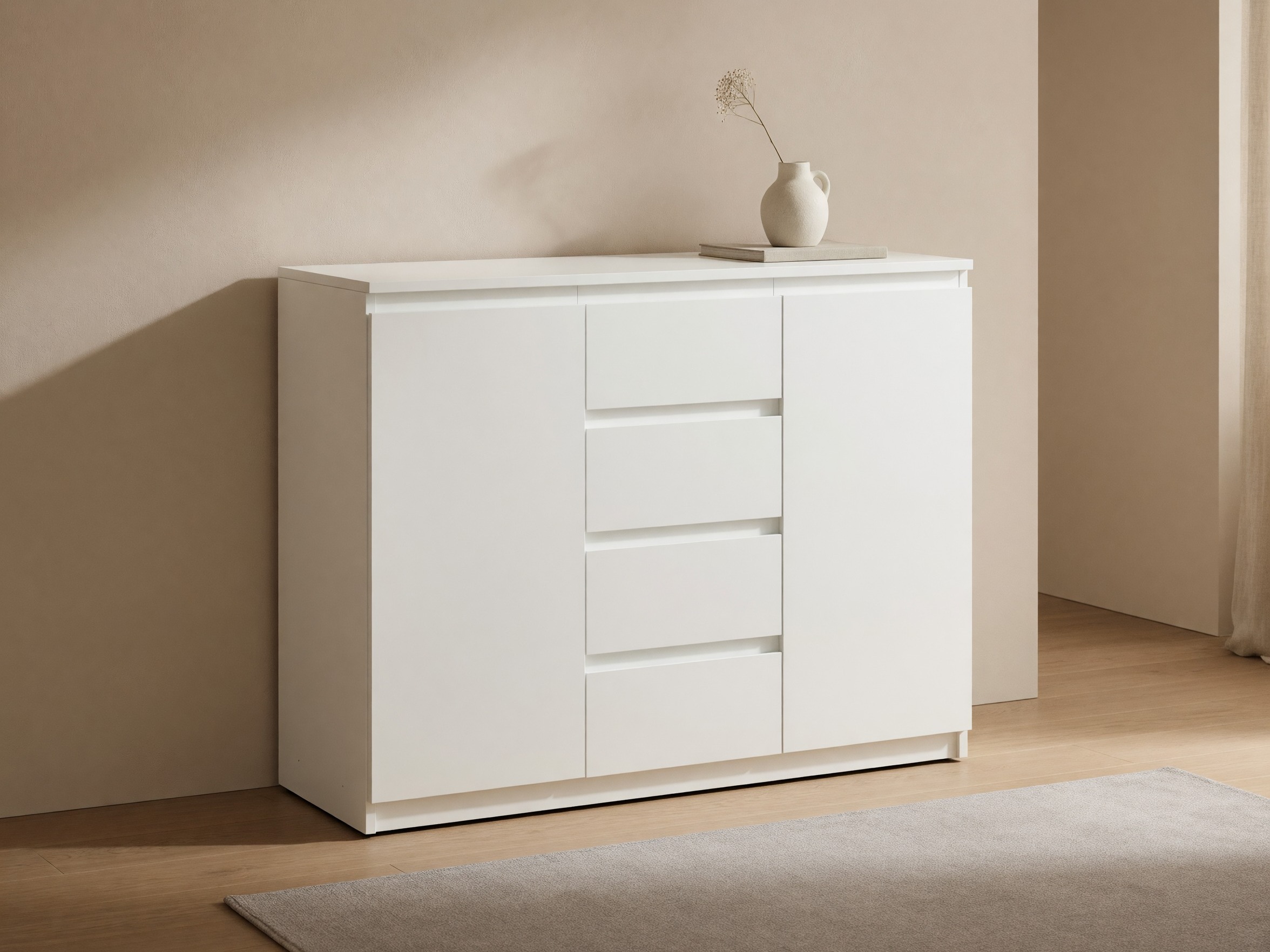 Komoda Cirdelu 105 (Belo)
