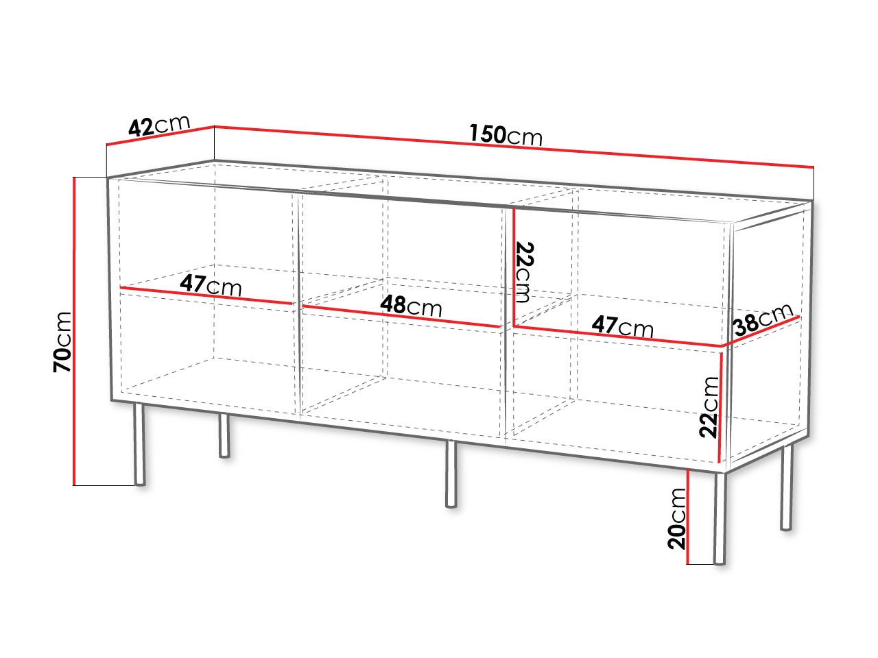 Ormarić Morbala 100