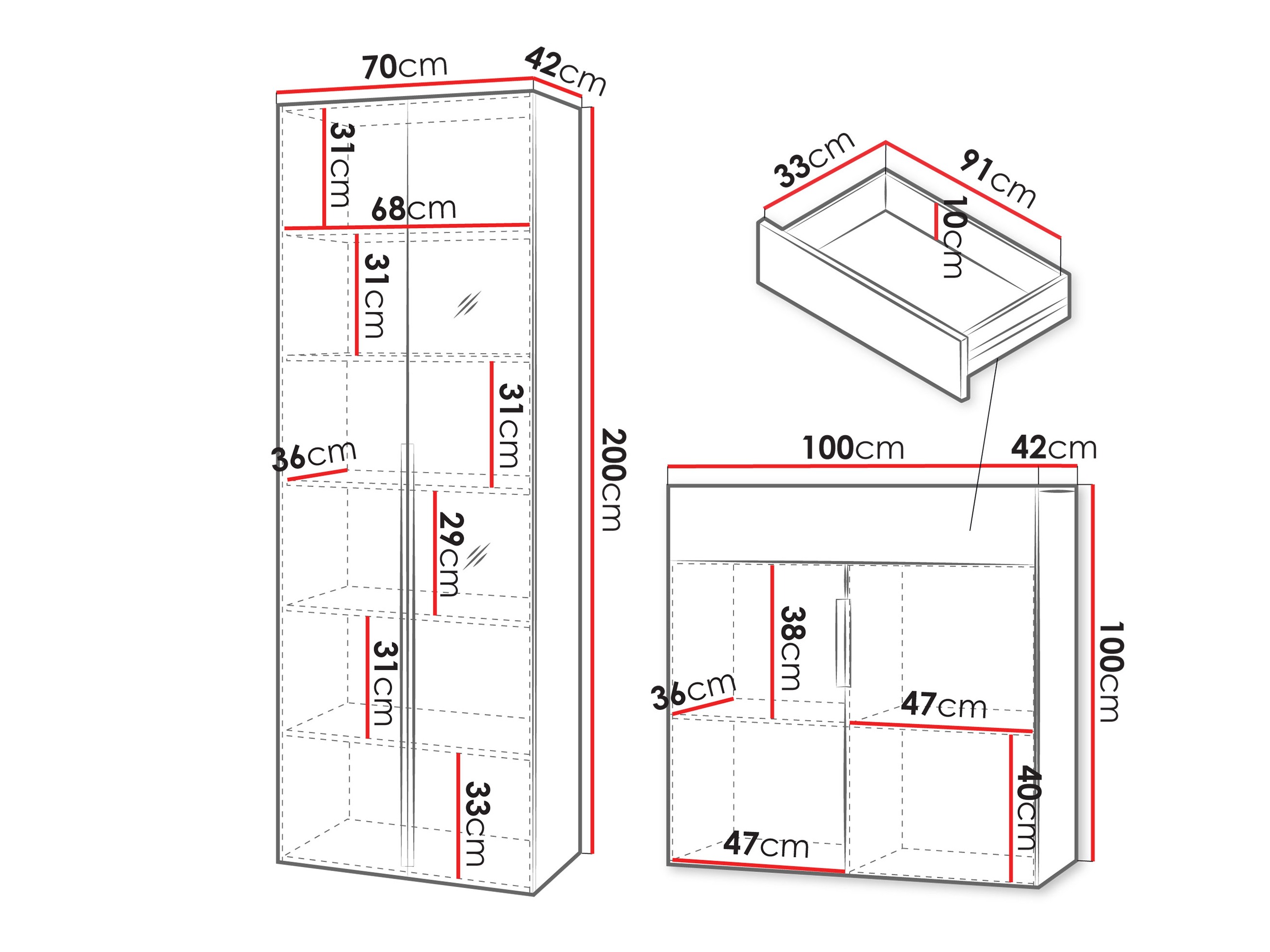 Set za hodnik Comfivo 563