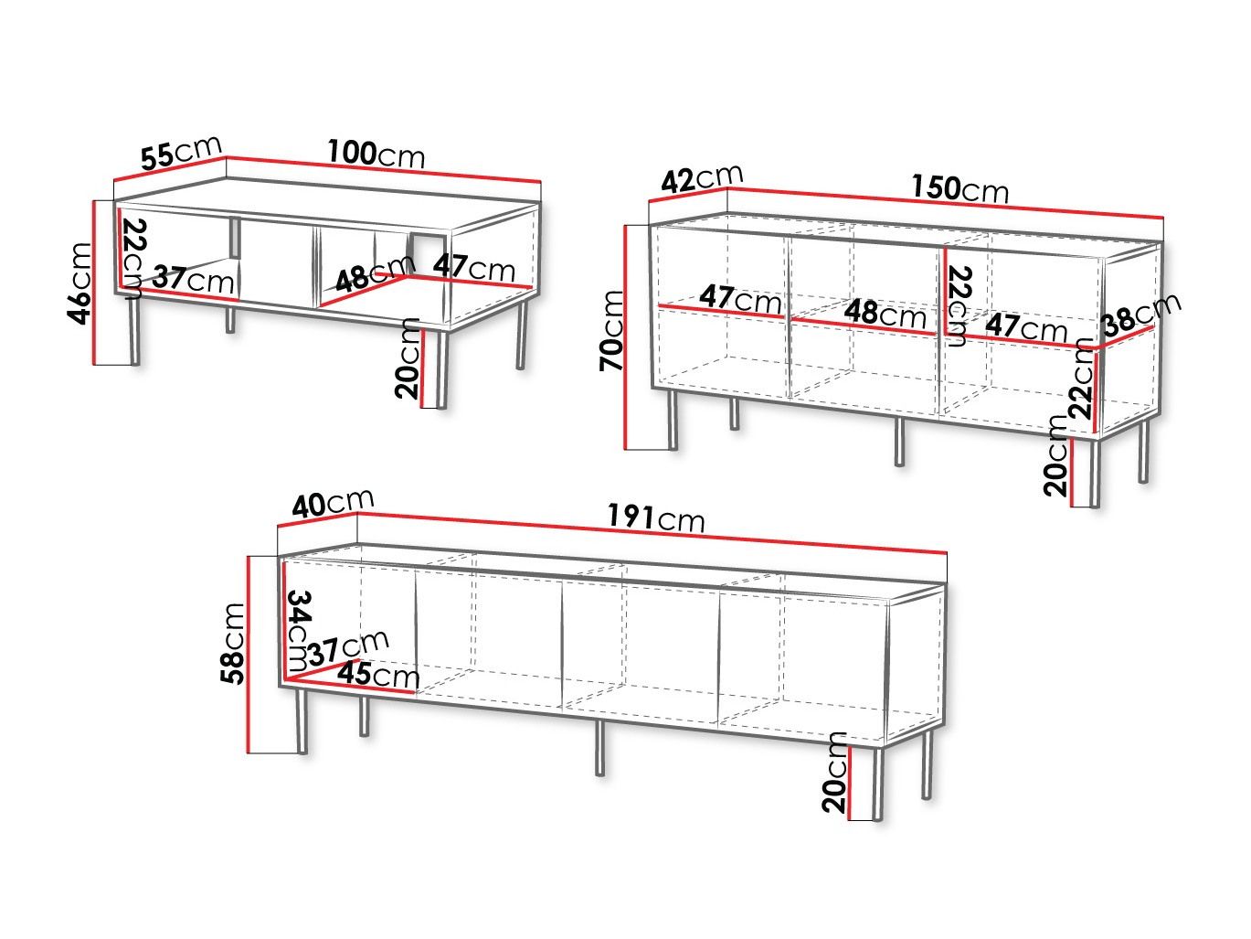 Set za dnevnu sobu Morbala 106
