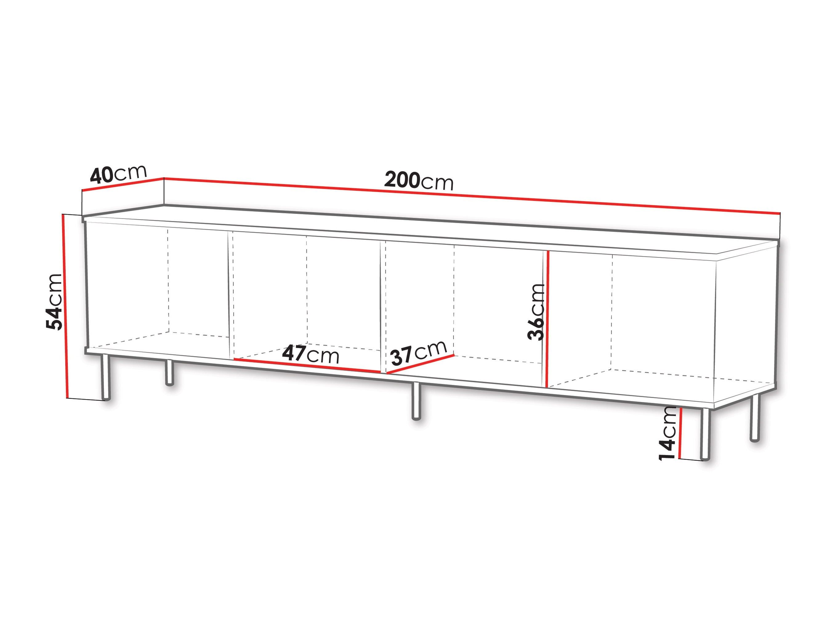 TV komoda Mirfloi 103
