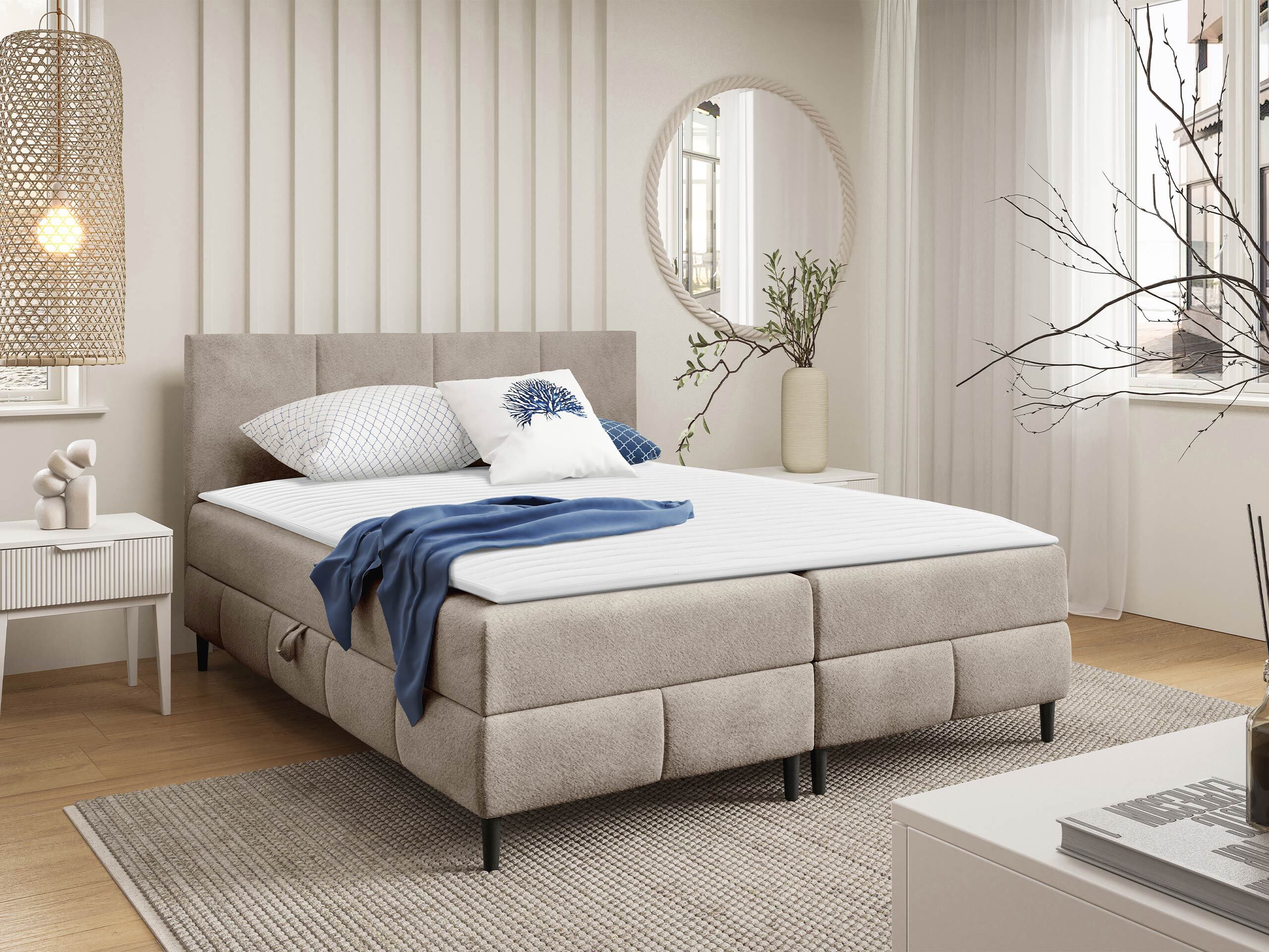 Boxspring krevet Rivus I (Coral 50)