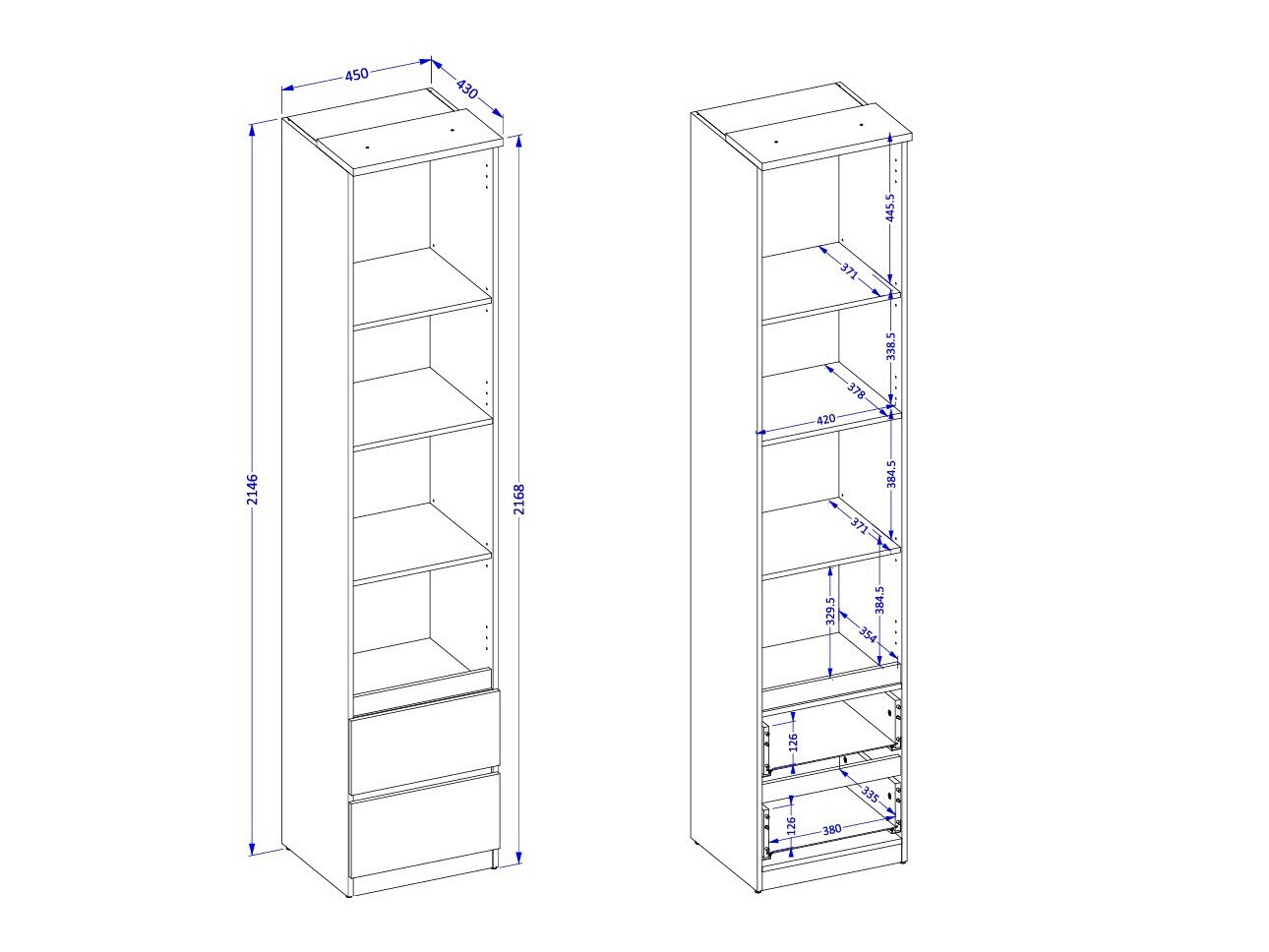 Set spavaća soba Nolcala 124 (Hrast + Bež)