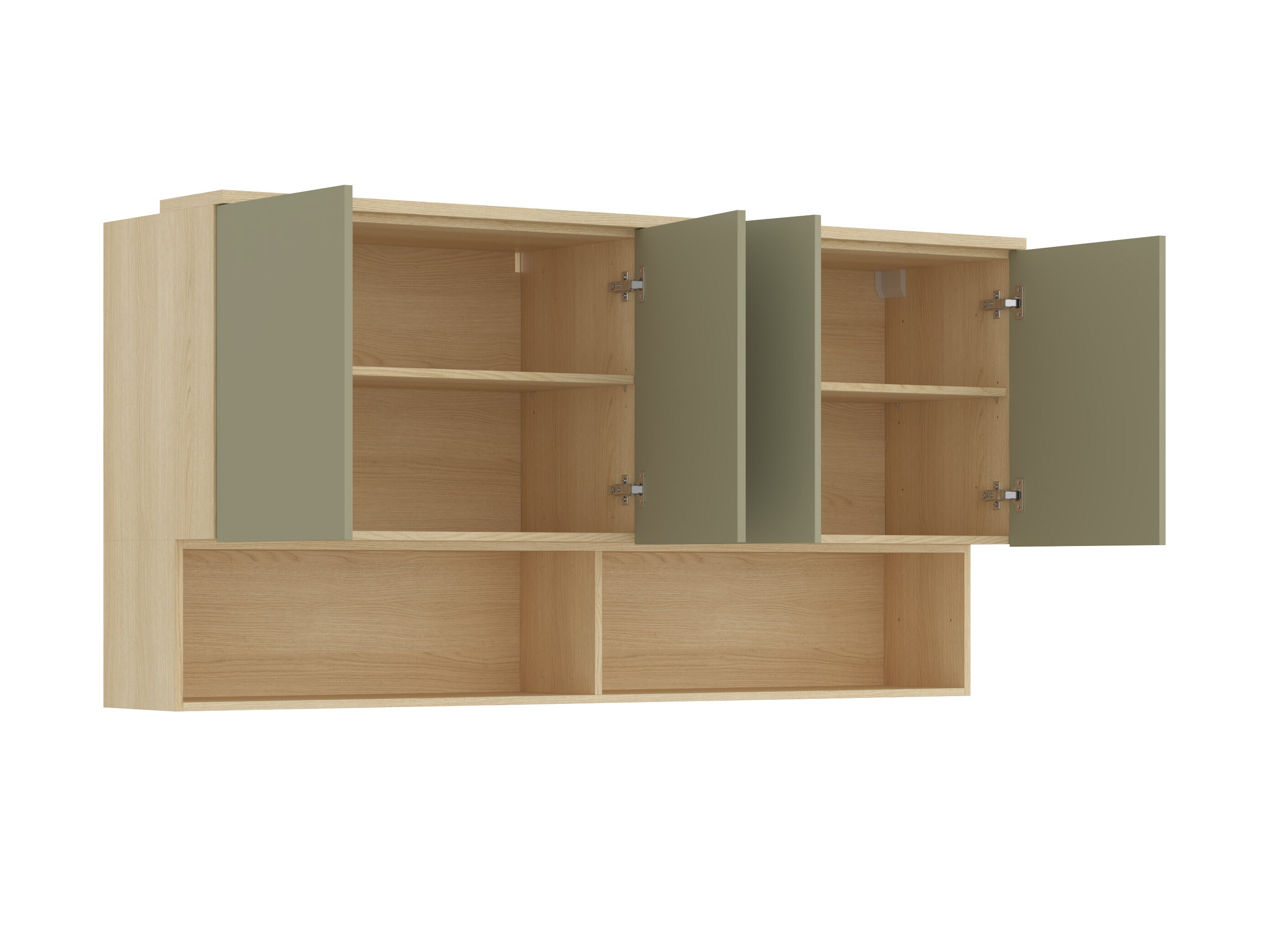 Set spavaća soba Nolcala 124 (Hrast + Eukaliptus)