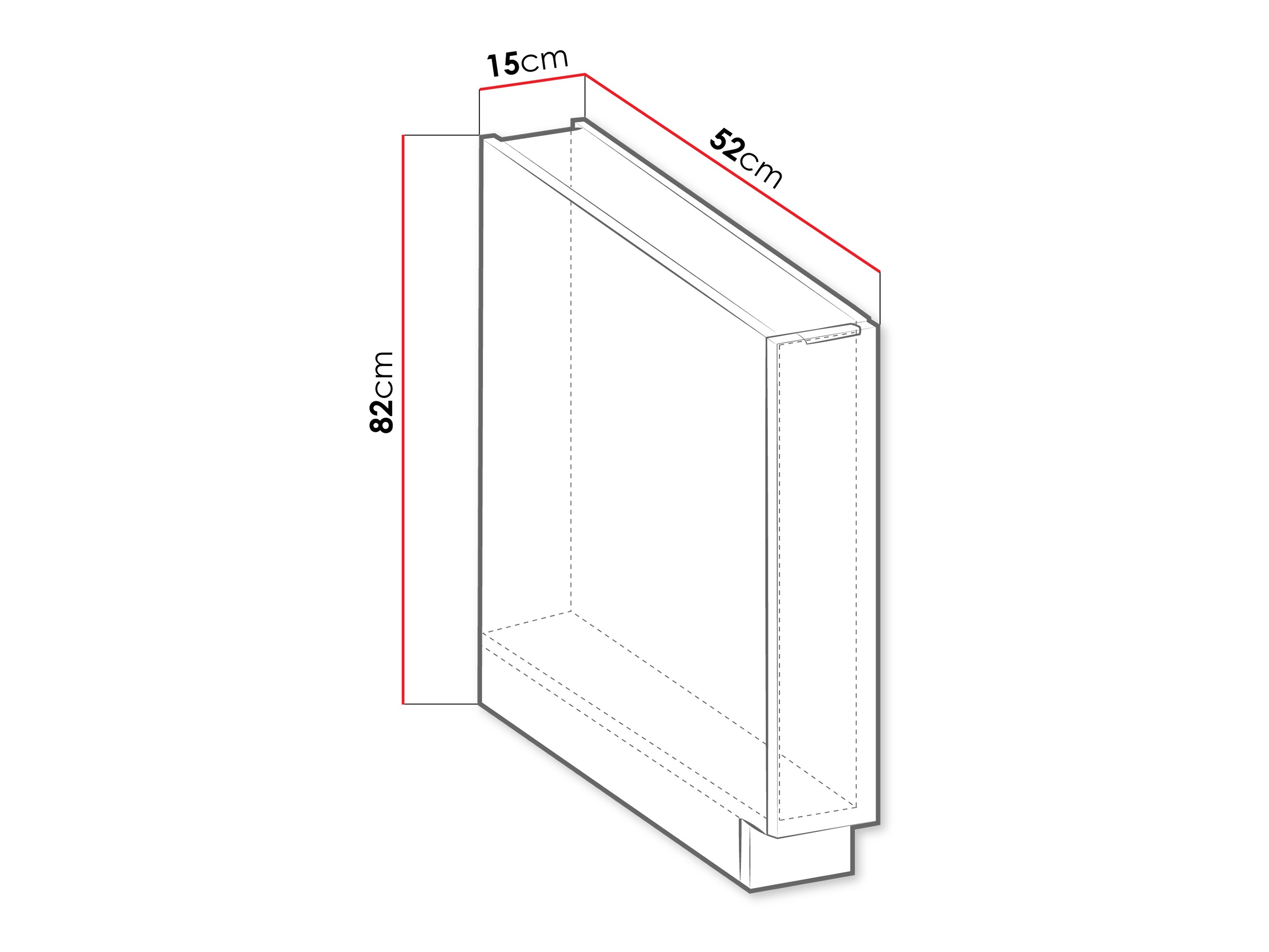 Modularni ormar sa korpom na izvlačenje Sole 101