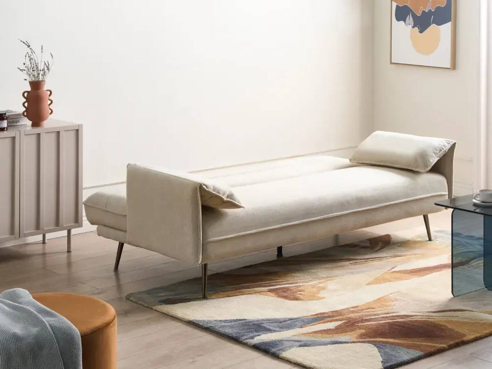 Sofa na razvlačenje Berwyn 3284 (Belo)