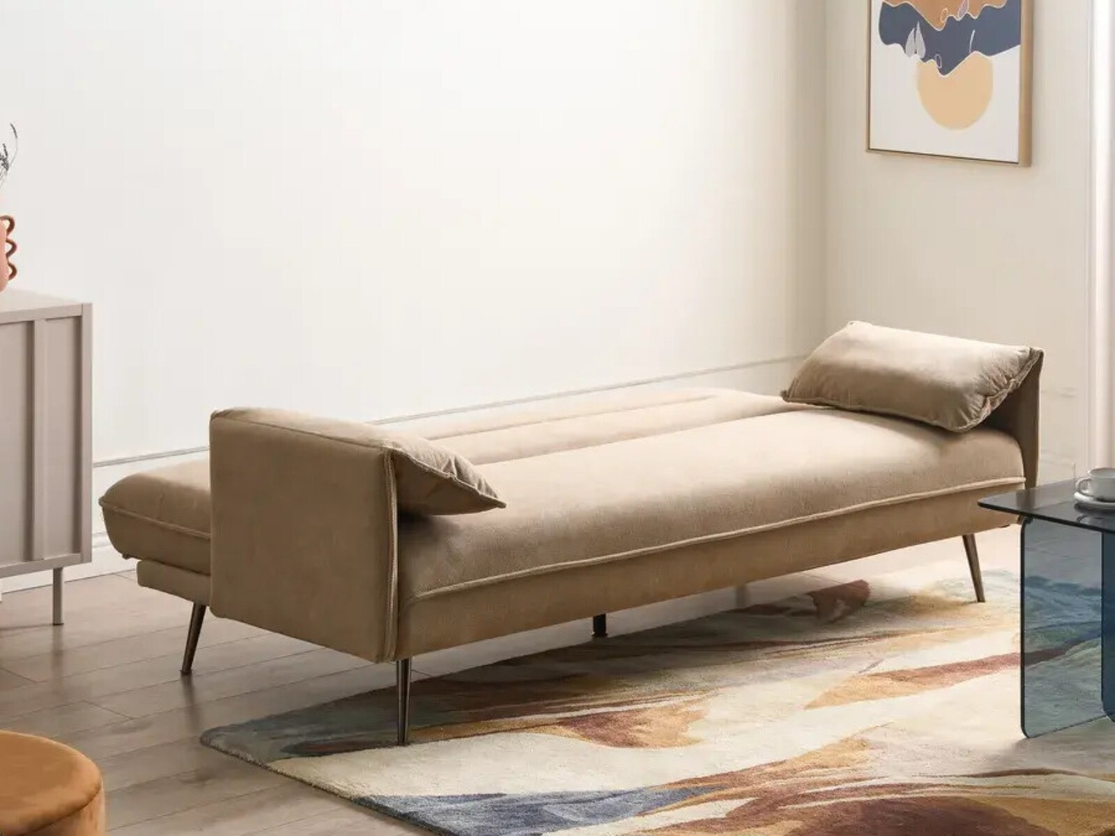 Sofa na razvlačenje Berwyn 3284 (Svetlo smeđa)