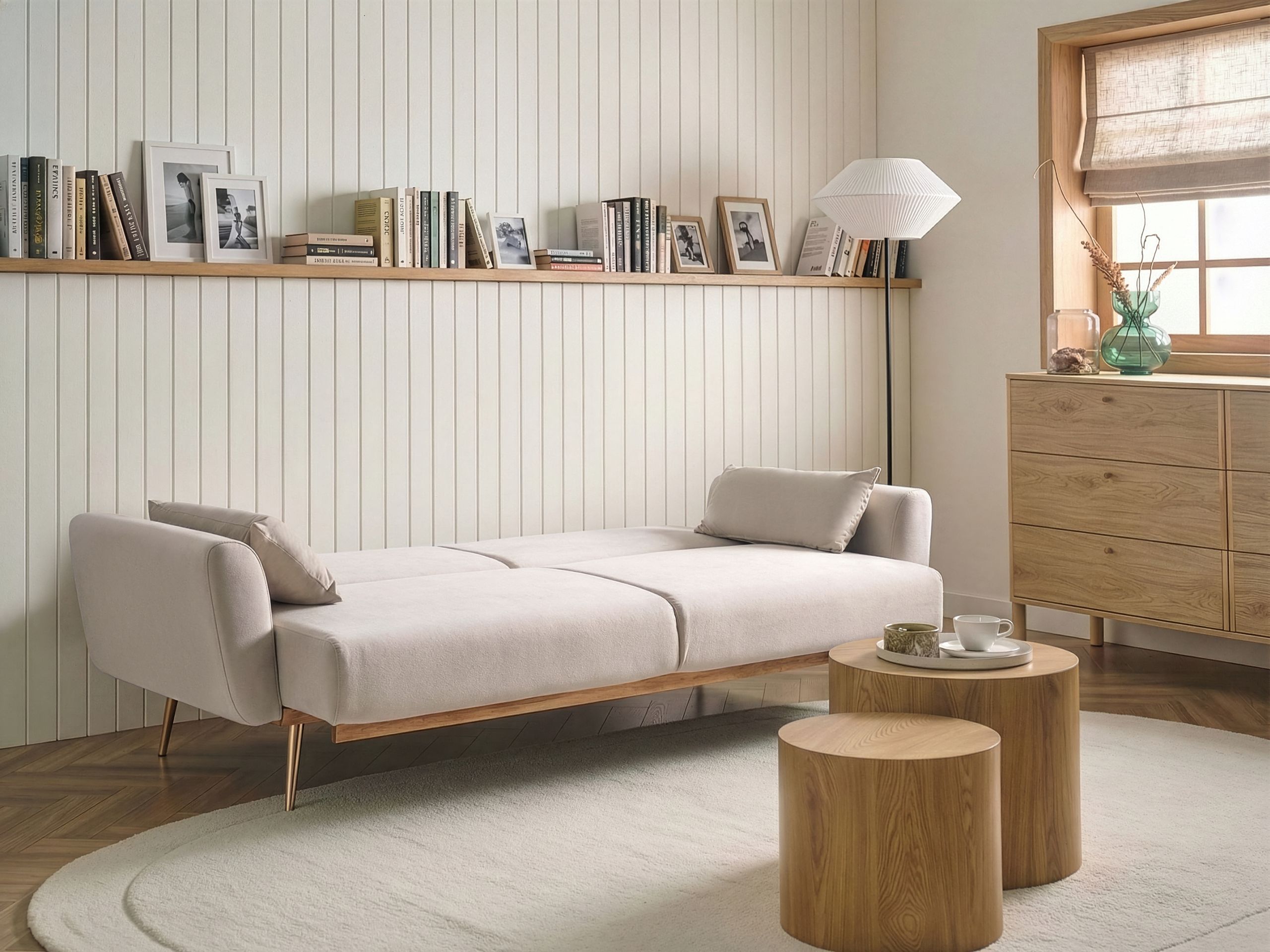 Sofa na razvlačenje Berwyn 750 (Svetlo bež)