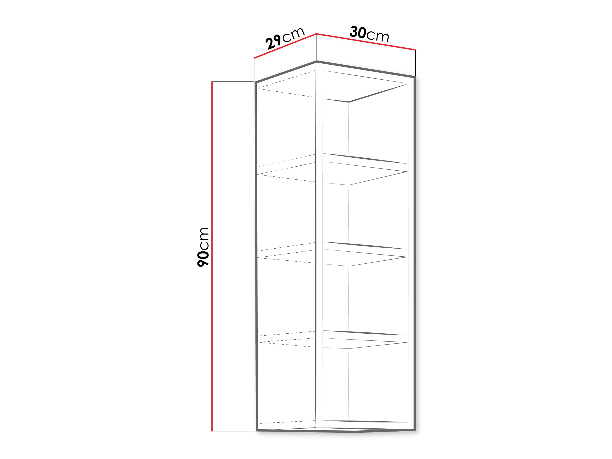 Zidna polica Sole 110