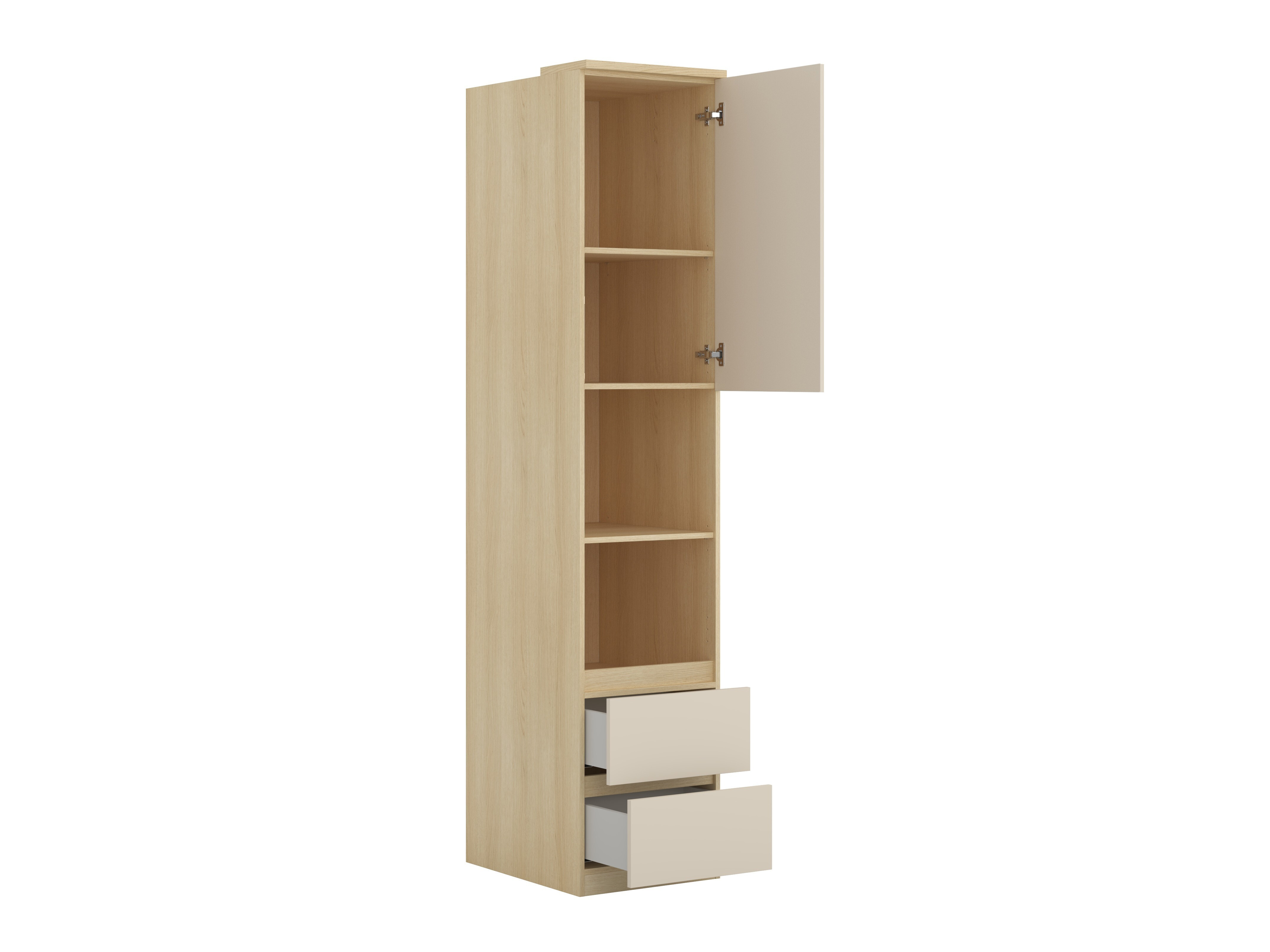 Set spavaća soba Nolcala 126 (Hrast + Bež)