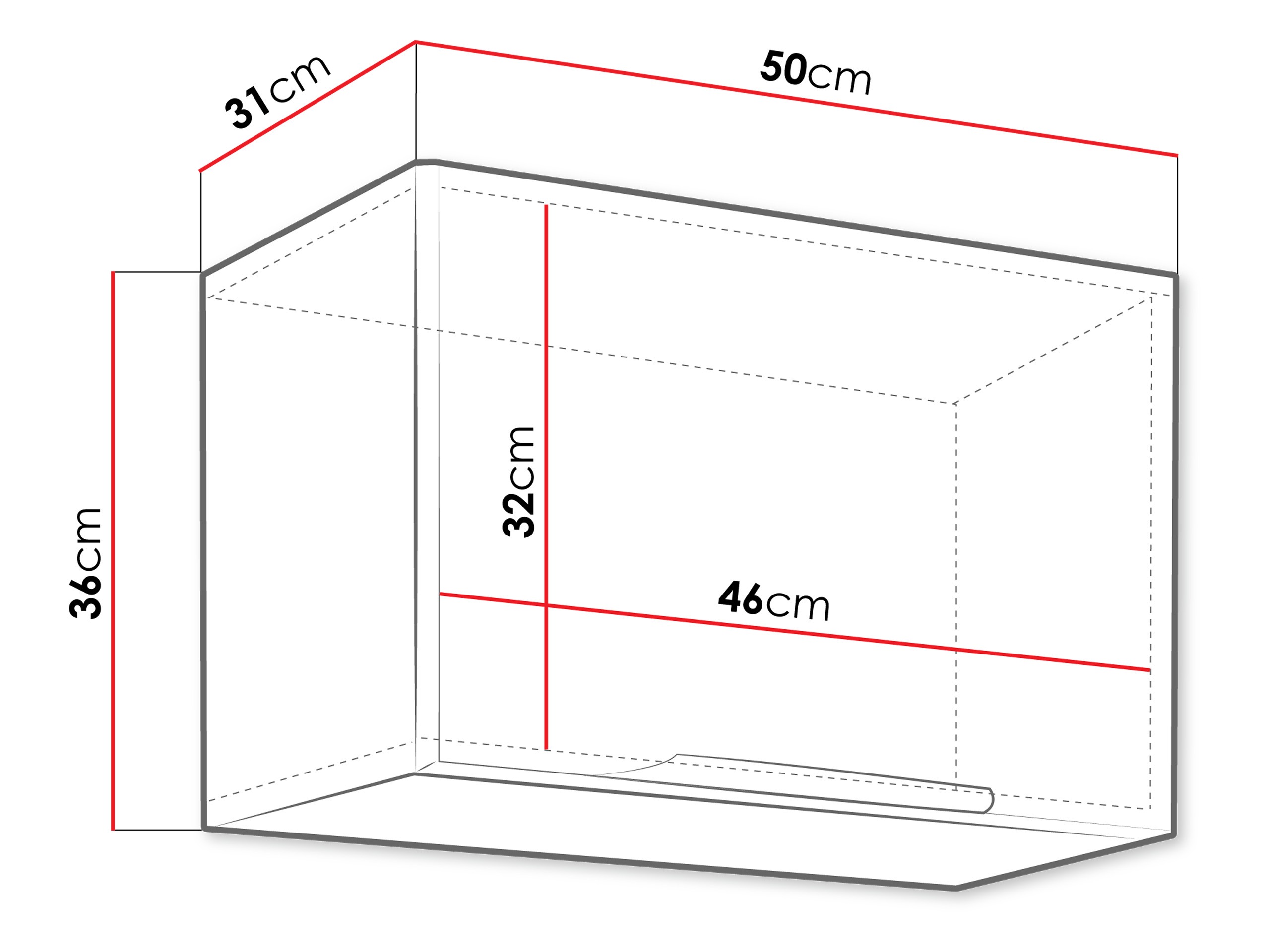 Modularni zidni ormarić Sole 128