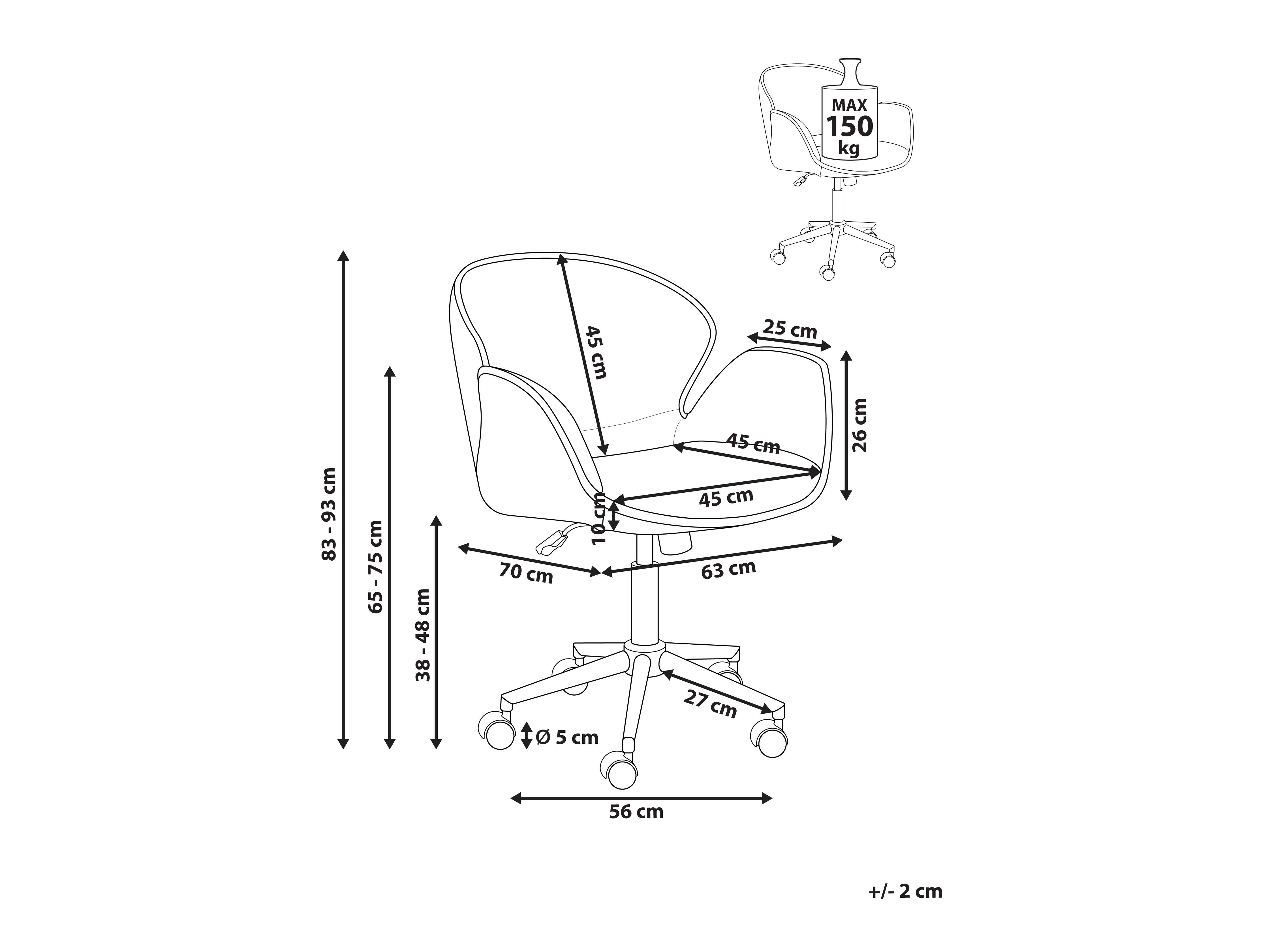 Kancelarijska stolica Berwyn 3300 (Taupe)