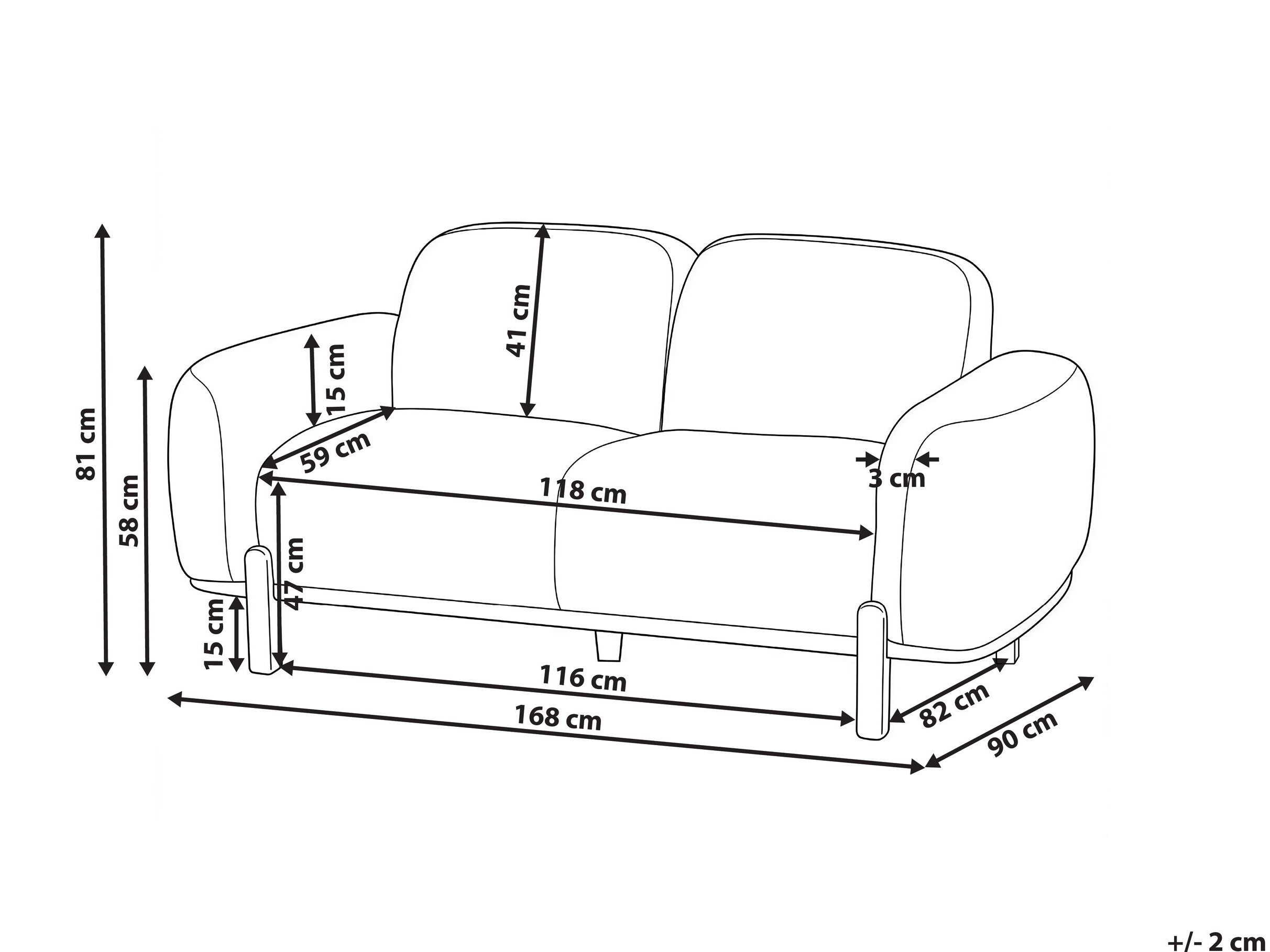 Sofa Berwyn 3306 (Belo)
