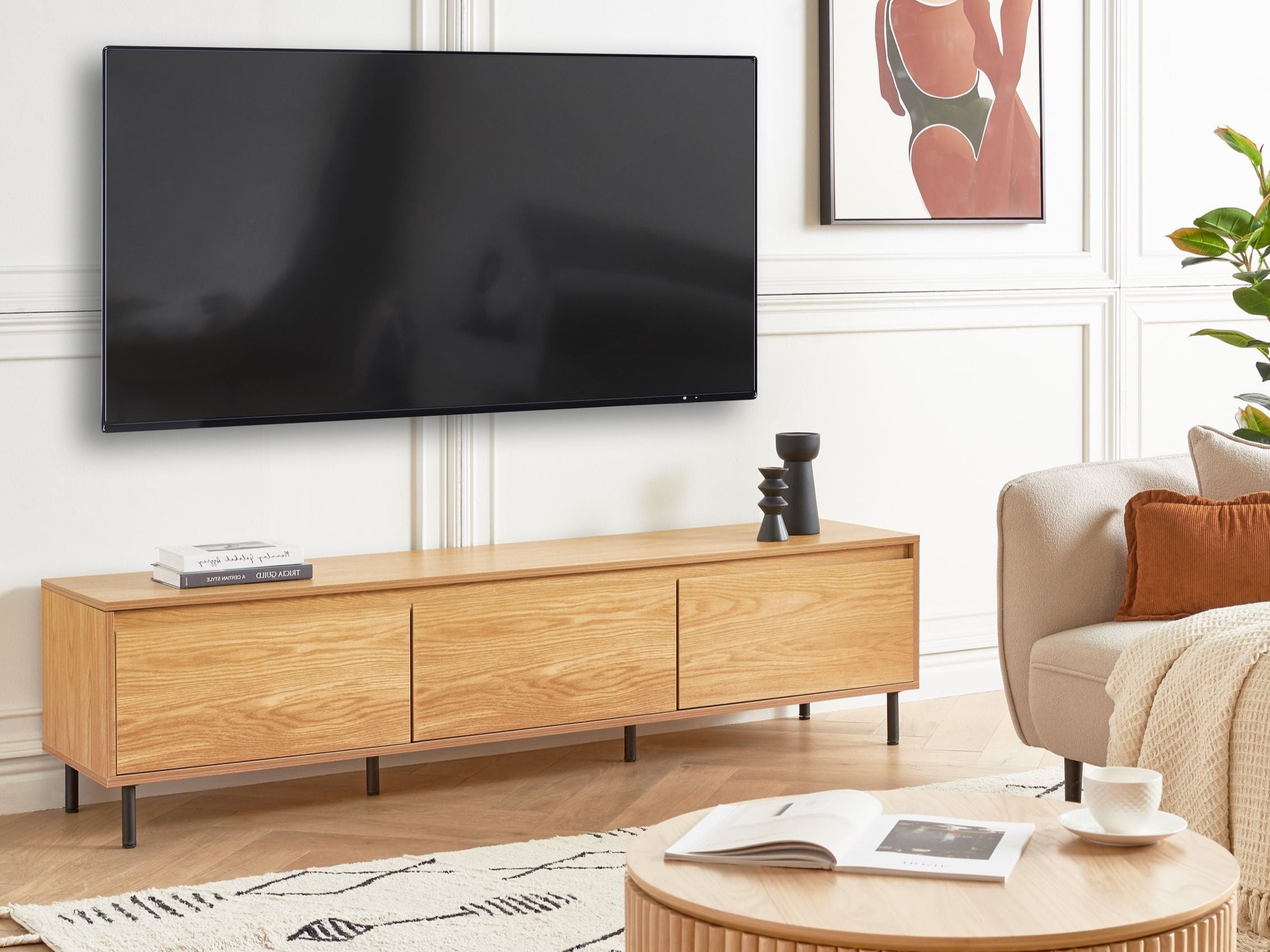 TV komoda Berwyn 3310 (Svetlo drvo)