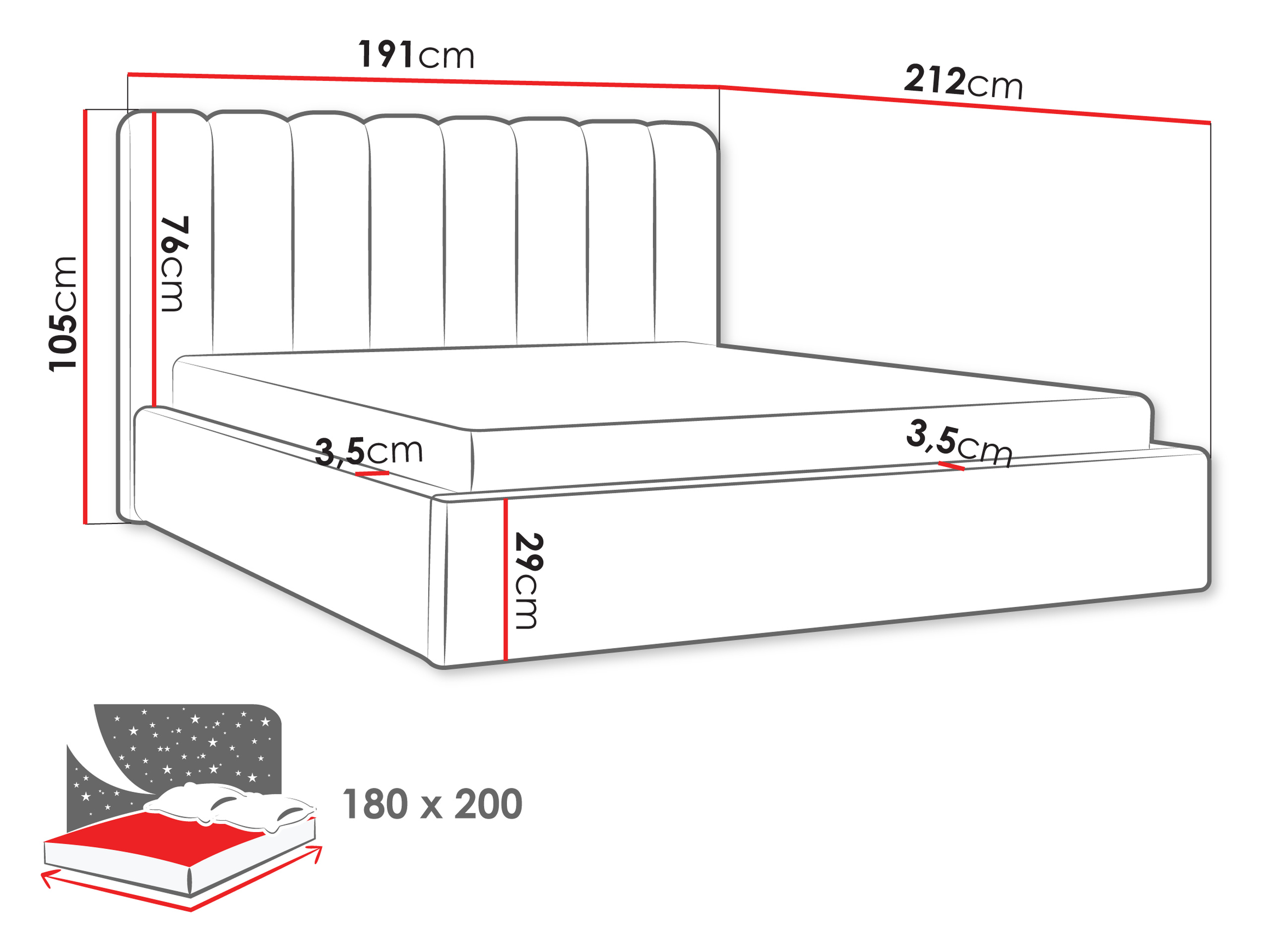 Krevet ComfiDream Stylos (Margo 227.03)