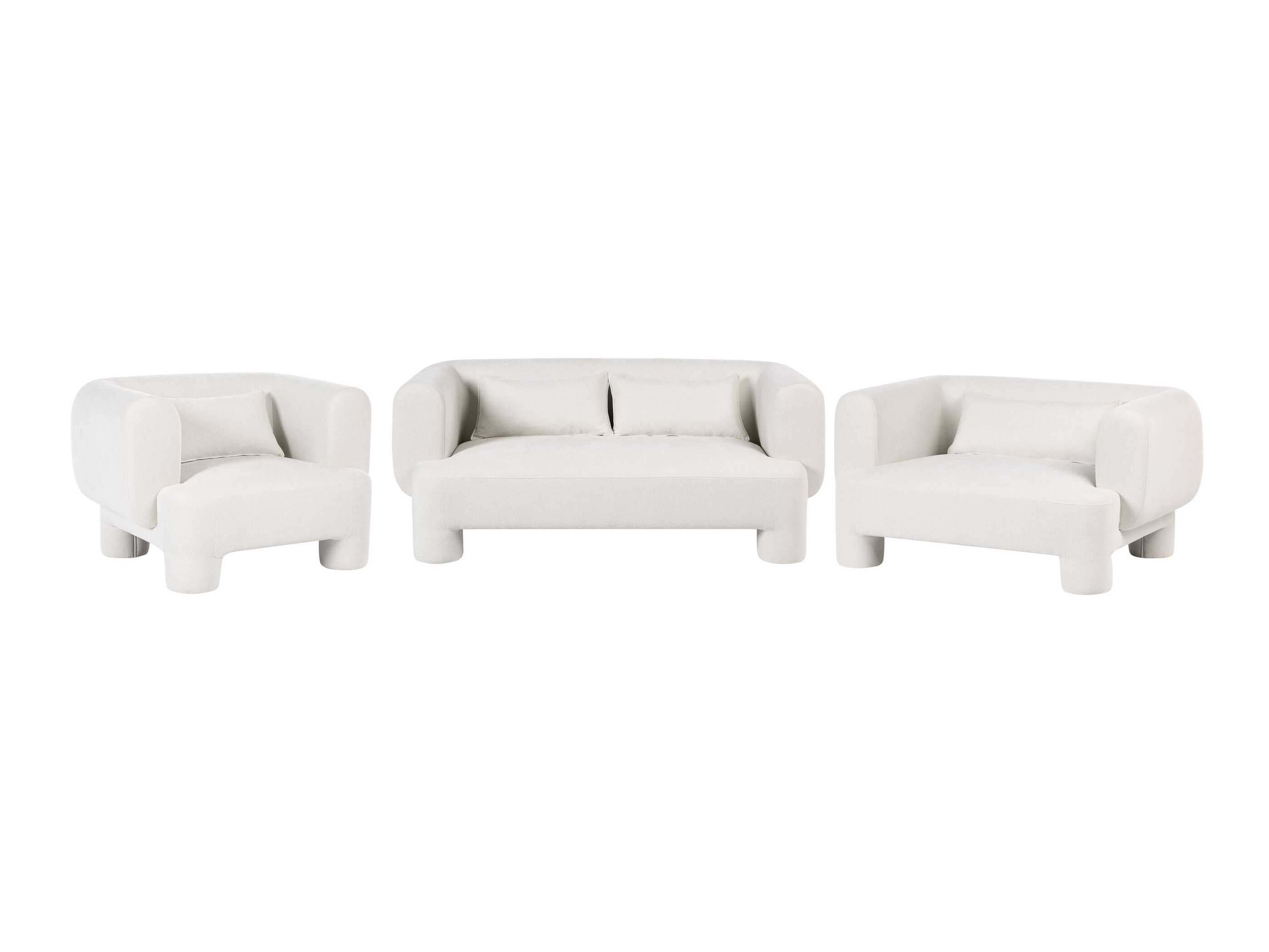 Set tapaciranog nameštaja Cavsali 104 (Belo)