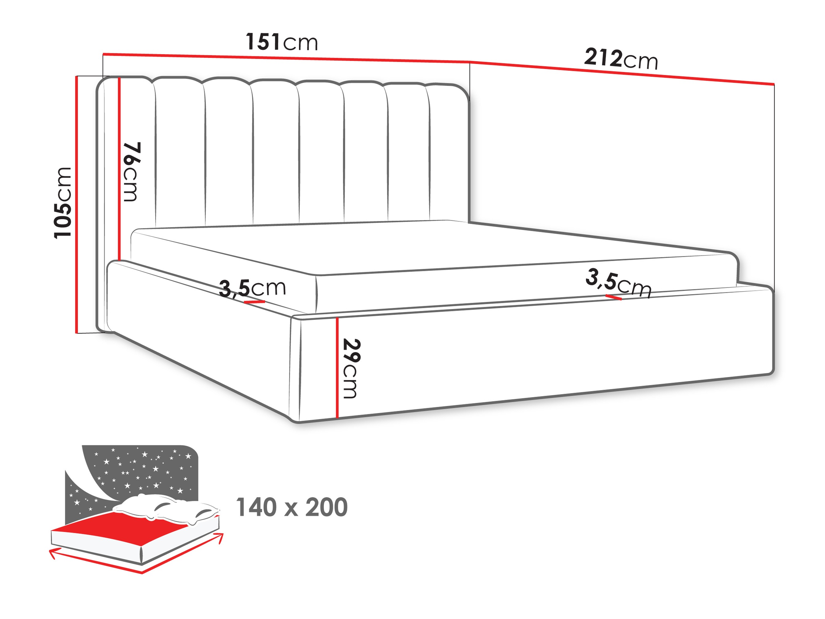 Krevet ComfiDream 209 (Margo 227.04)