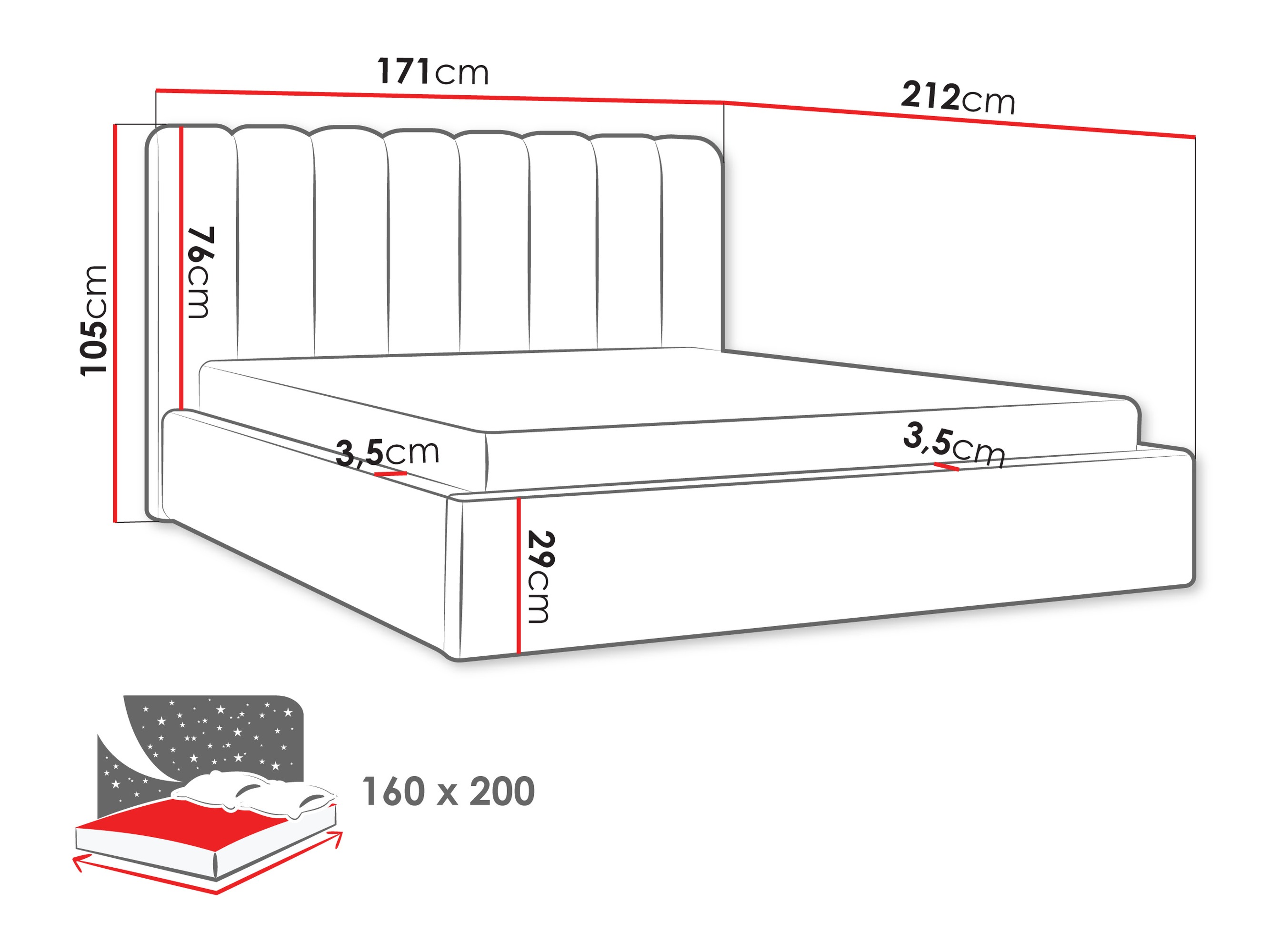 Krevet ComfiDream Stylos (Margo 227.01)