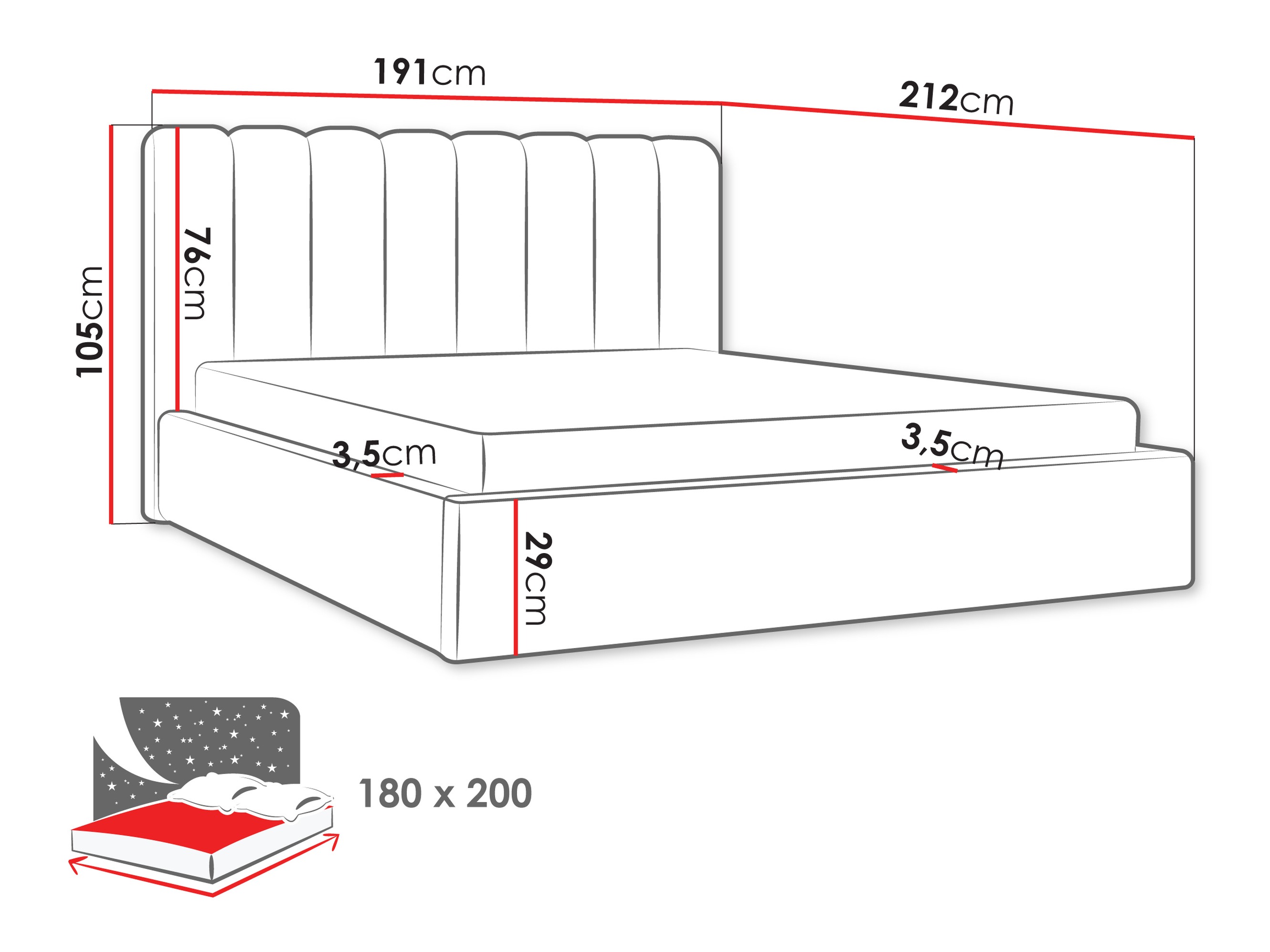 Krevet ComfiDream Stylos (Margo 227.01)
