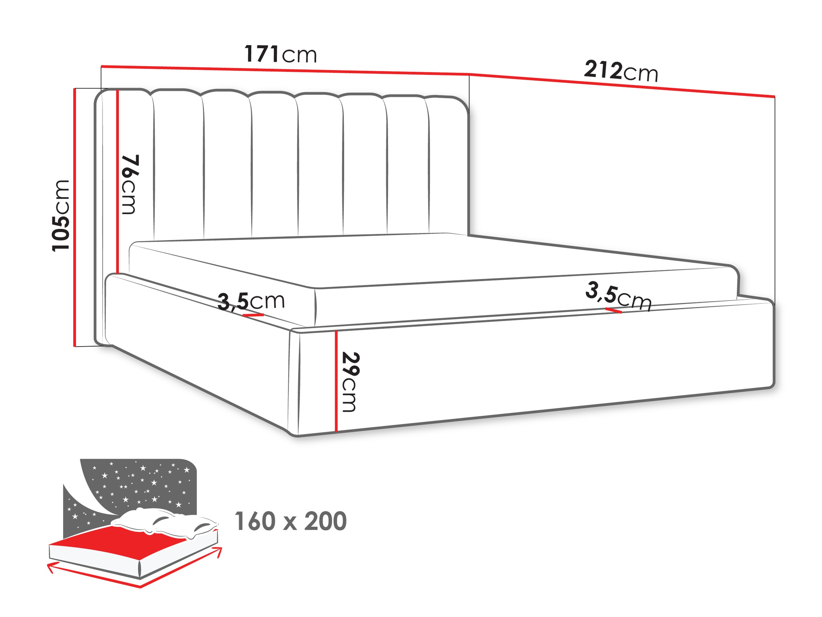 Krevet ComfiDream Stylos (Margo 227.03)