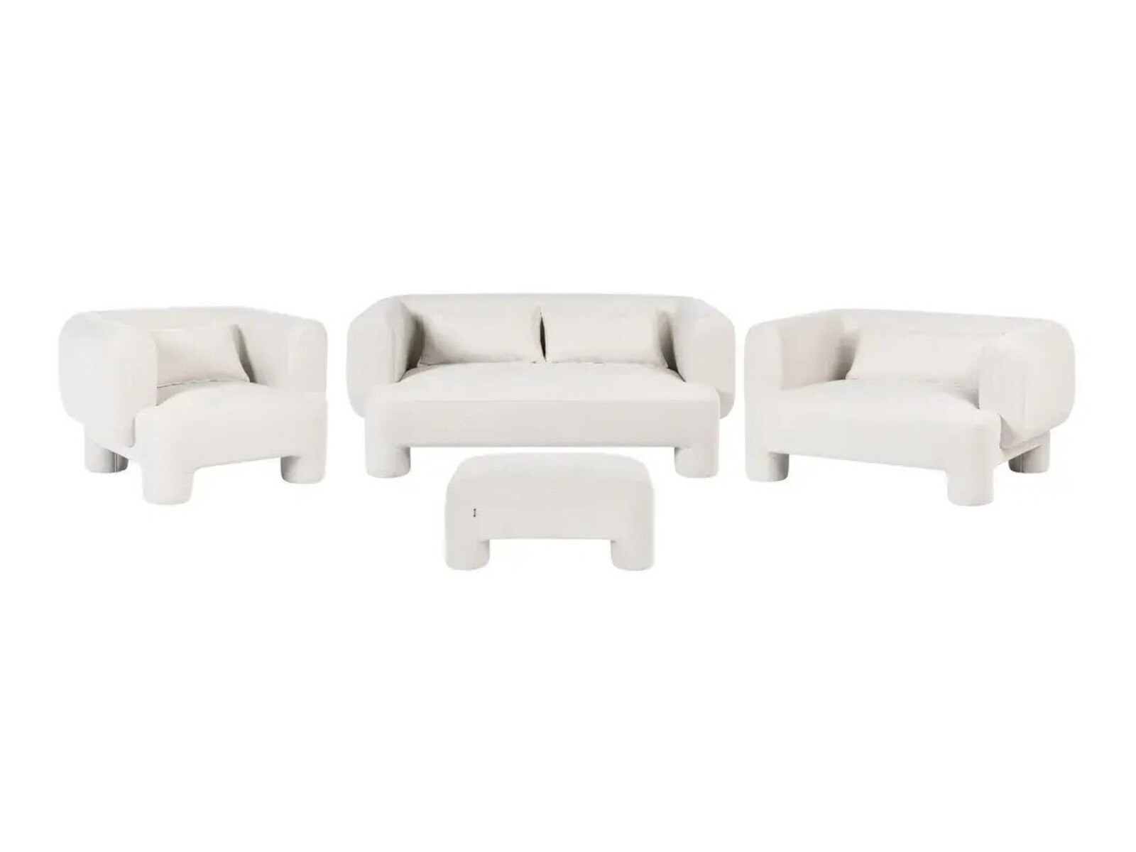 Set tapaciranog nameštaja Cavsali 105 (Belo)