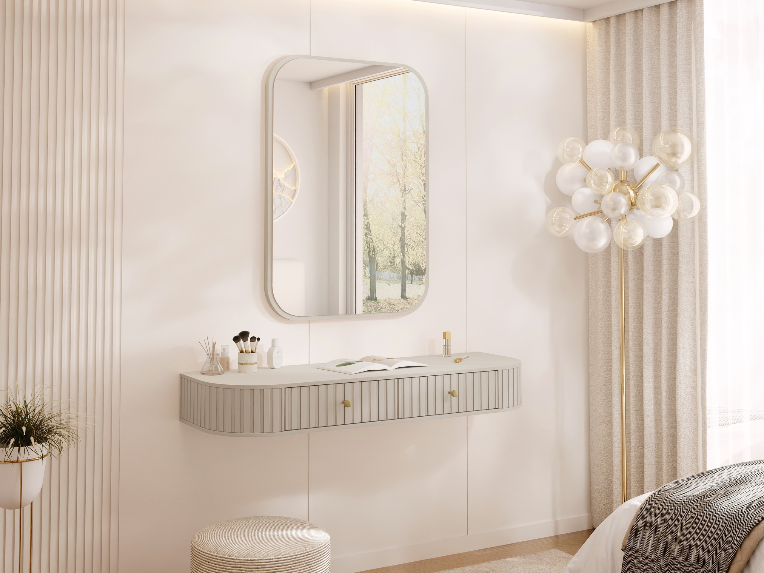 Toaletni sto Comfivo Mirsoni 107