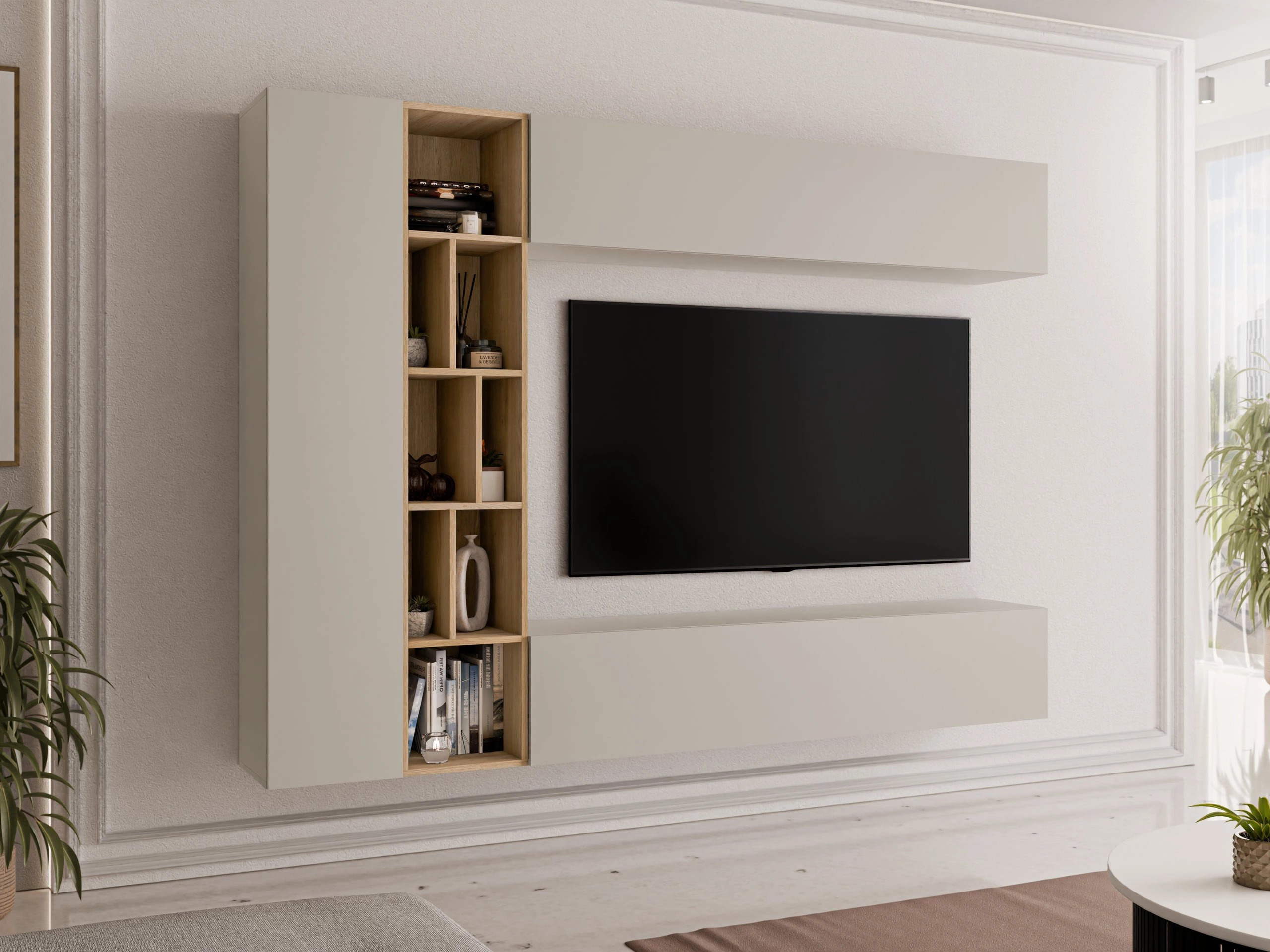 Set za dnevnu sobu Comfivo Natura (Kašmir + Artisan hrast)