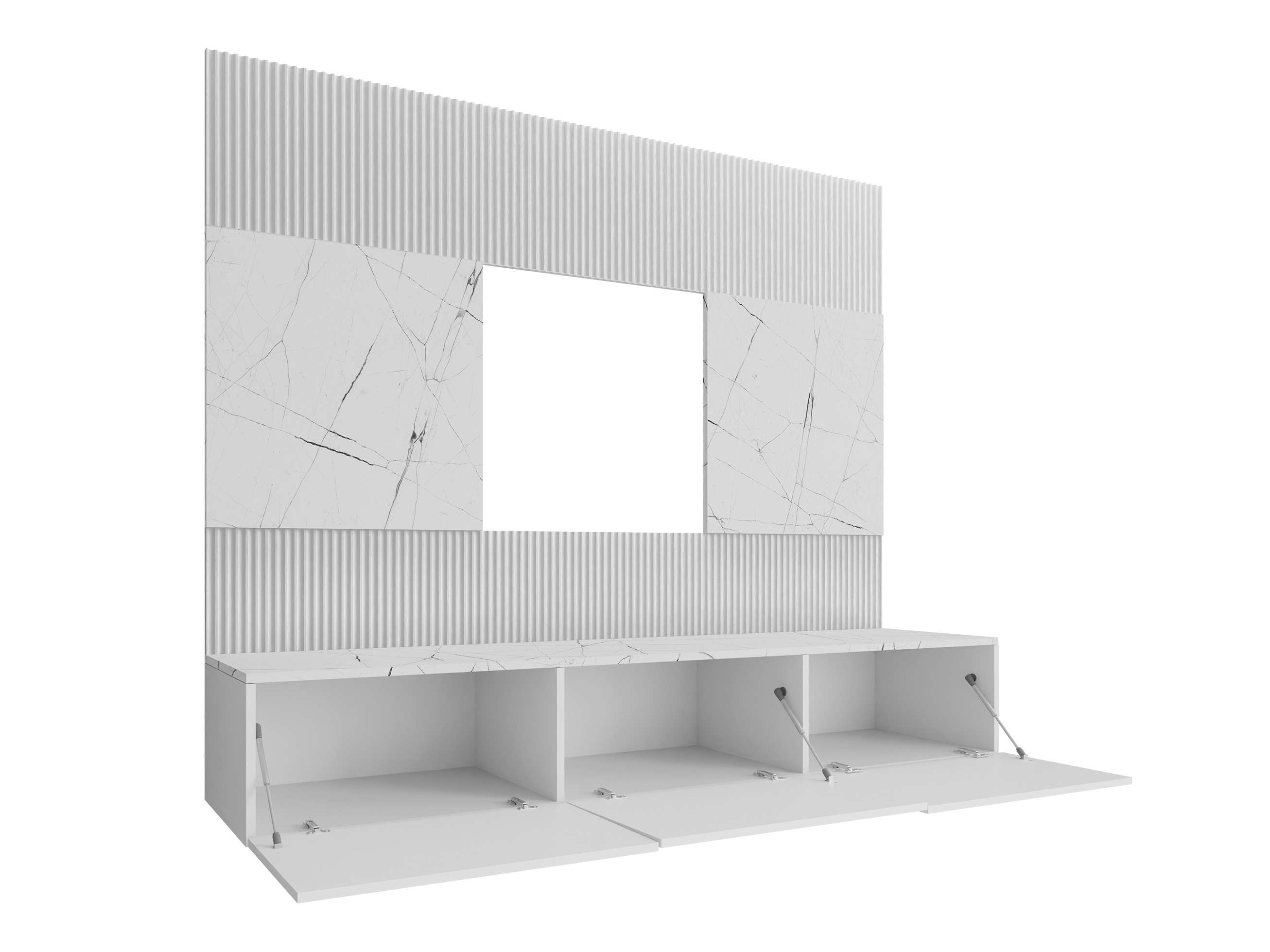 Set za dnevnu sobu Comfivo Salix II (Orah + Svetlo Travertine)