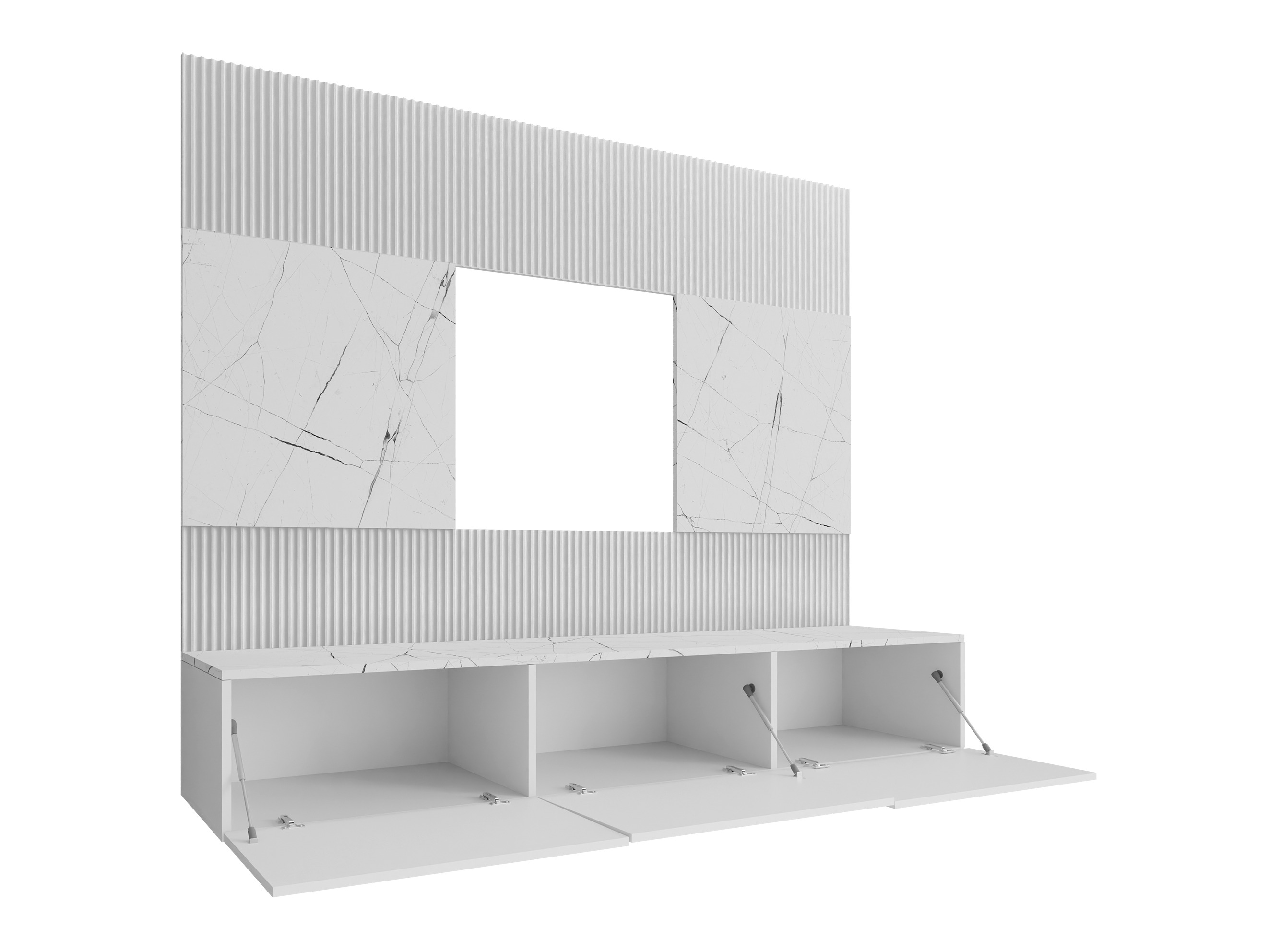 Set za dnevnu sobu Comfivo Salix (Orah + Svetlo Travertine)